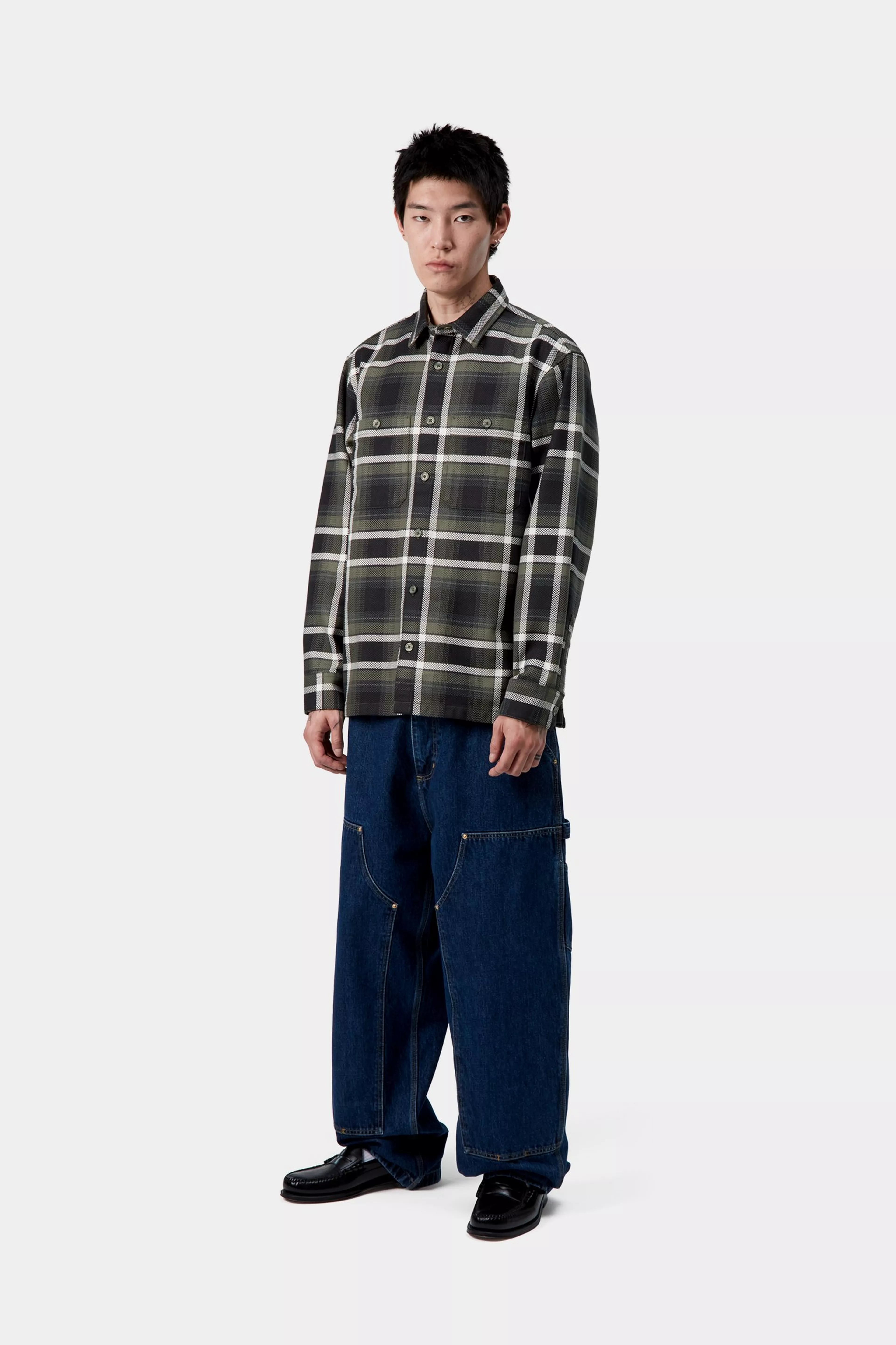 L/S VAUGHN SHIRT  - Vaughn Check, Opuntia