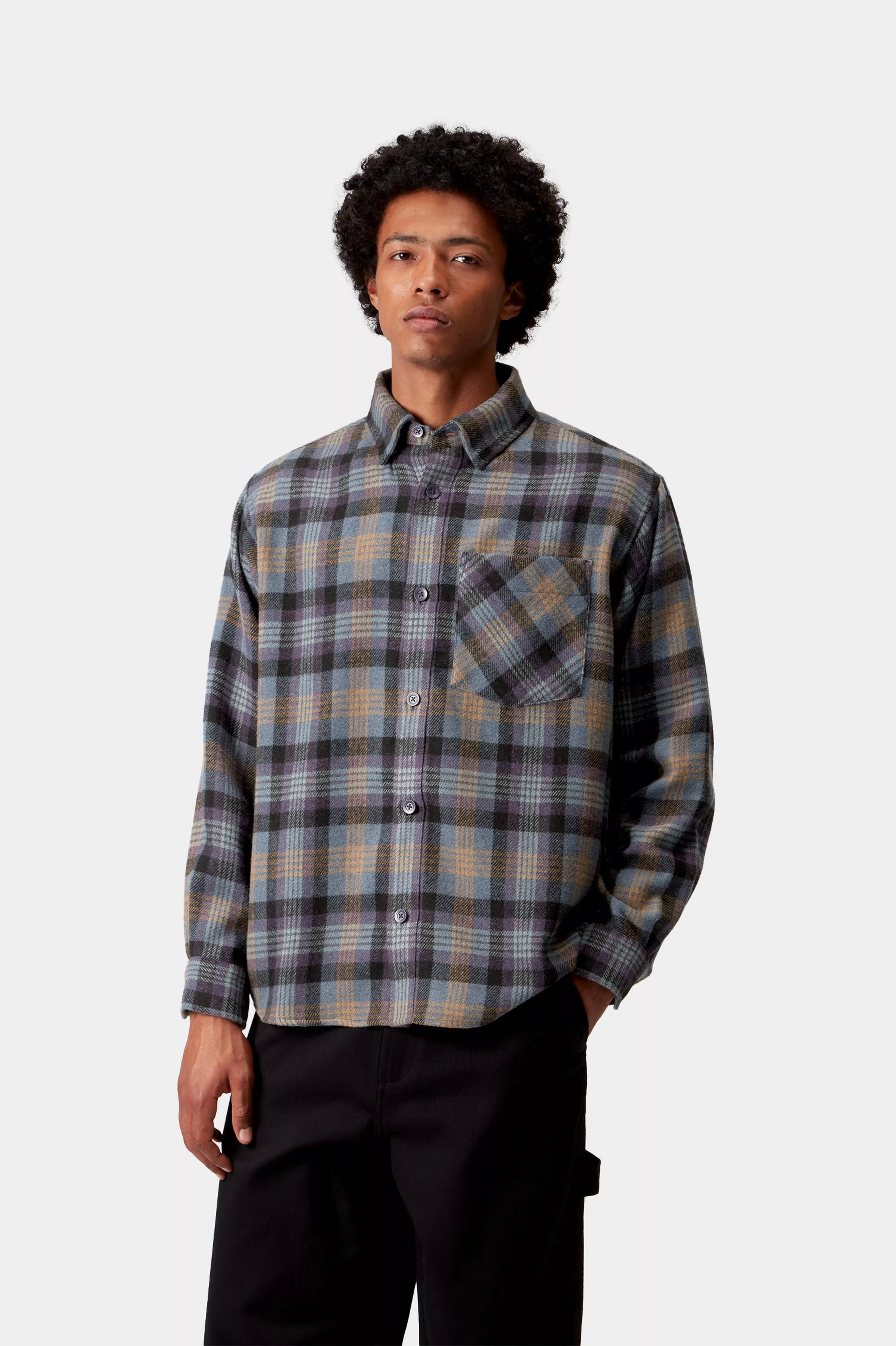 L/S DERN SHIRT  - Dern Check, Lokers