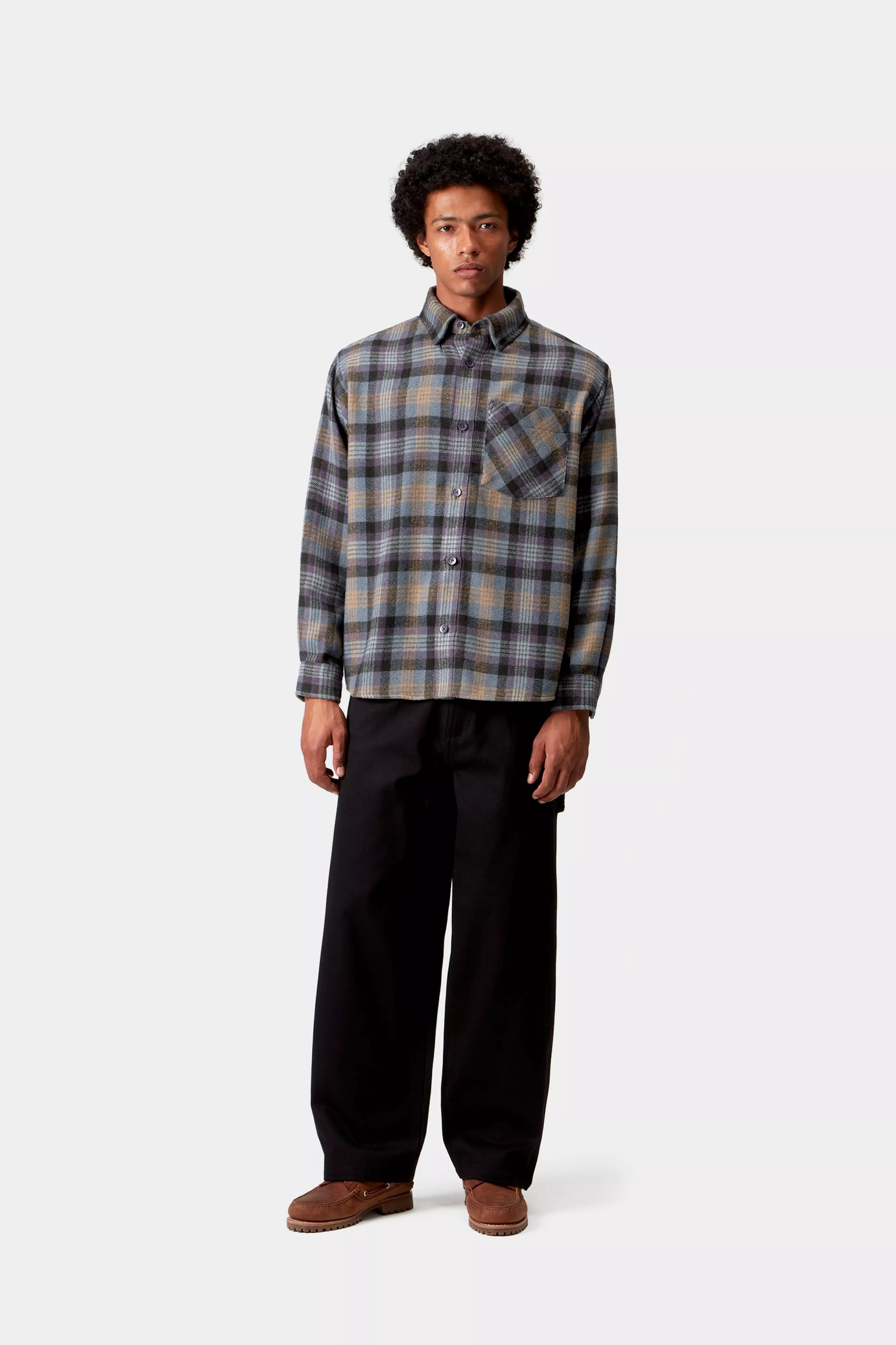 L/S DERN SHIRT  - Dern Check, Lokers