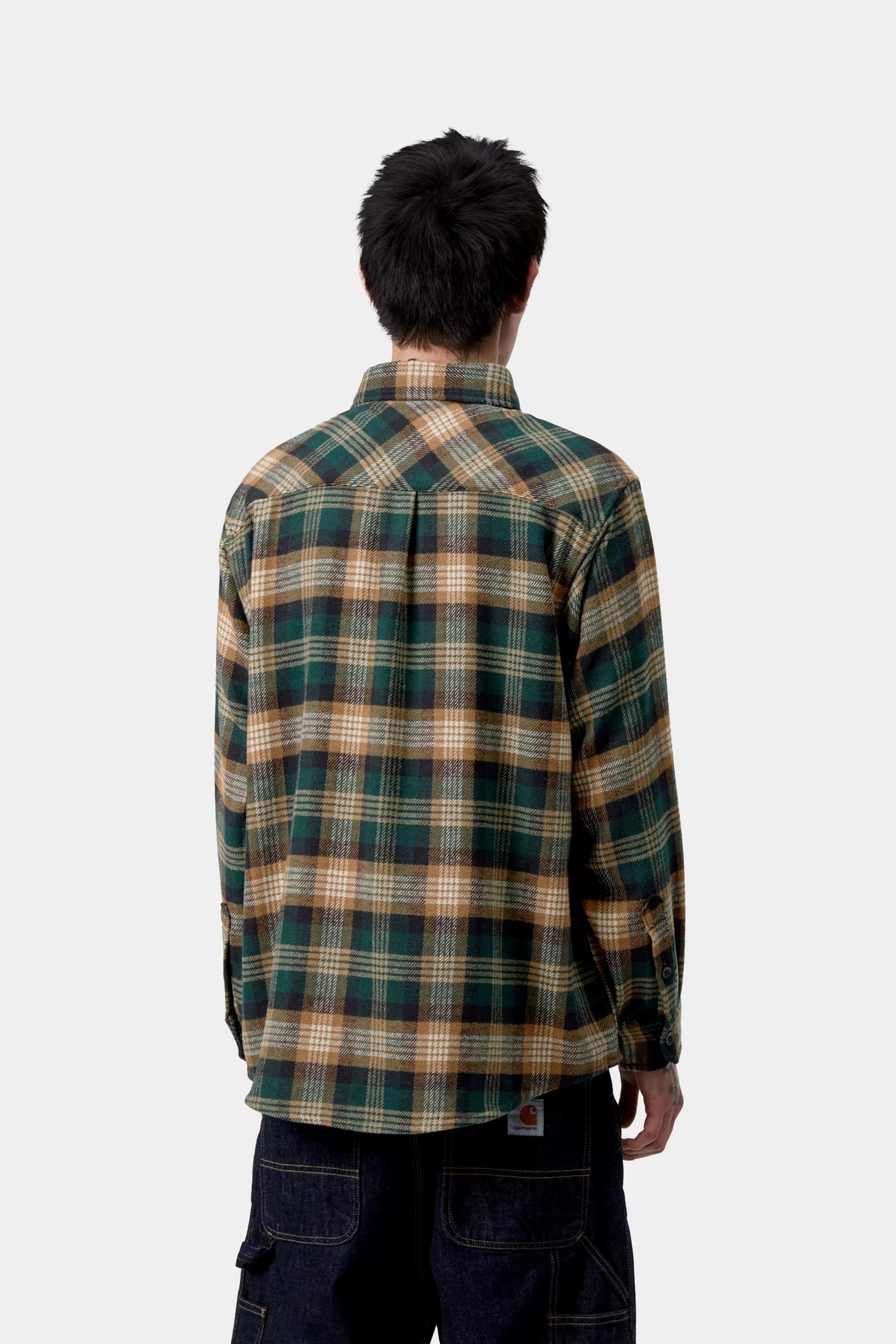 L/S DERN SHIRT  - Dern Check, Hamilton Brown