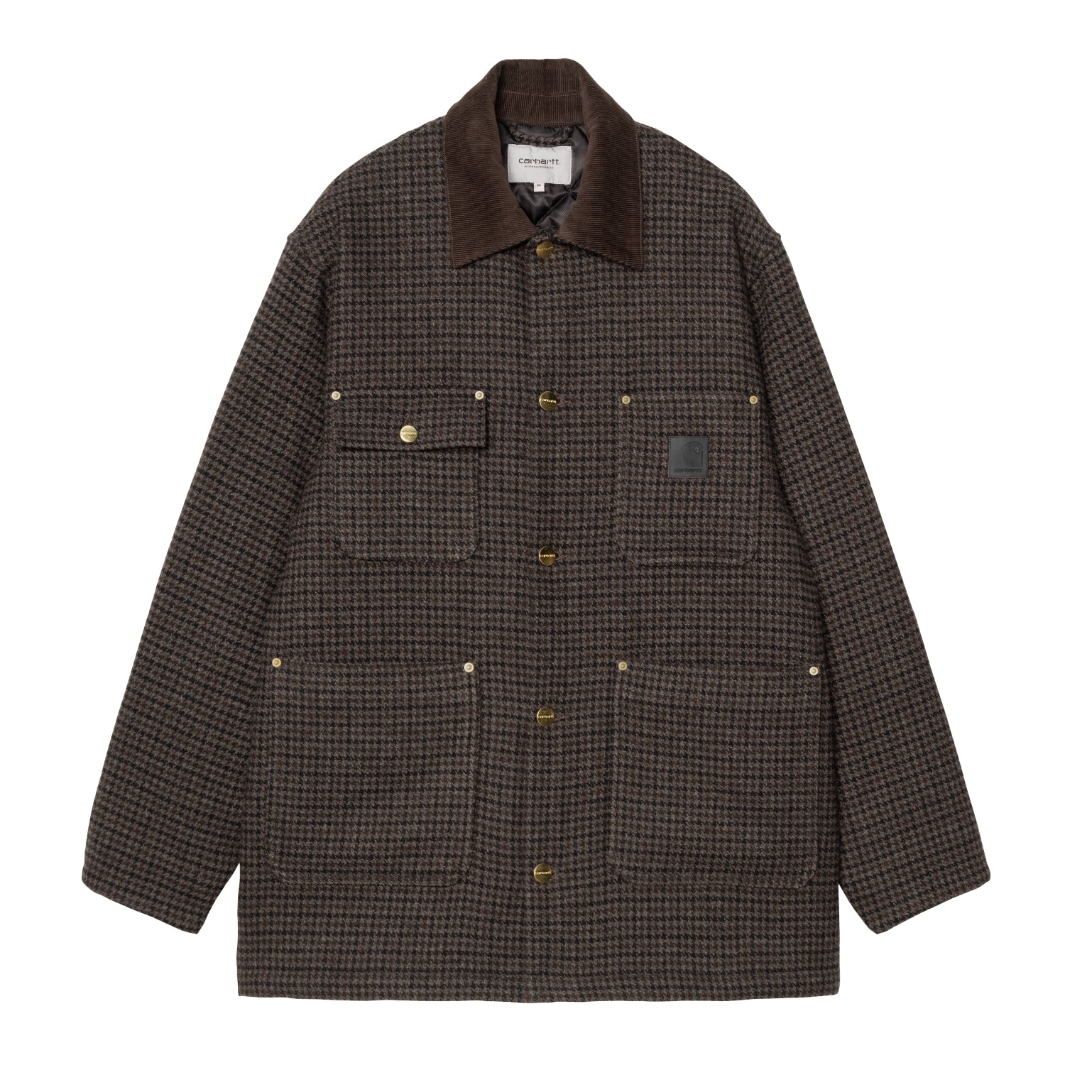 LOWIS CHORE COAT  - Lowis Houndstooth, Vitola Heather