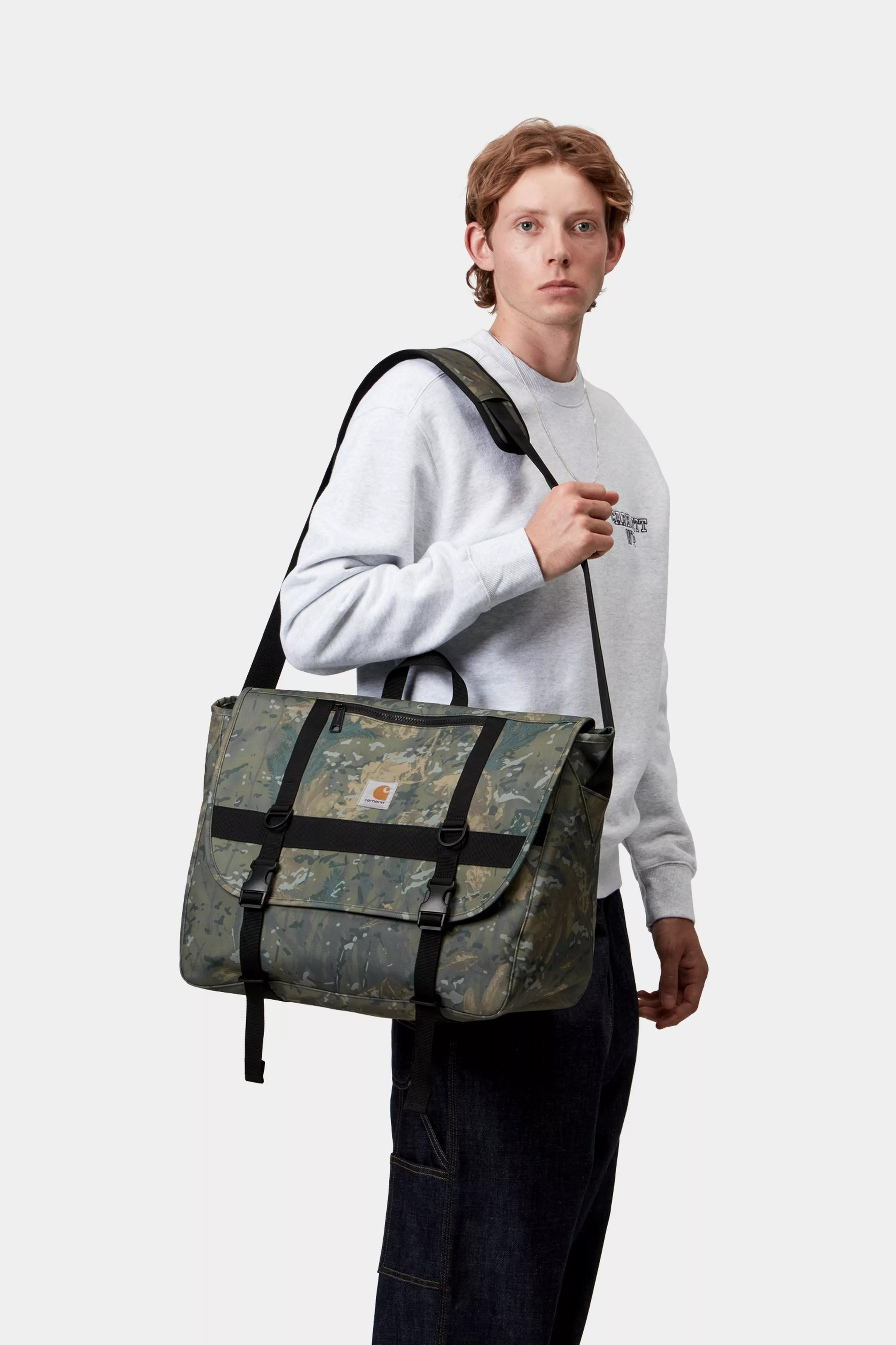 JAKE MESSENGER BAG  - Camo Combi, Green