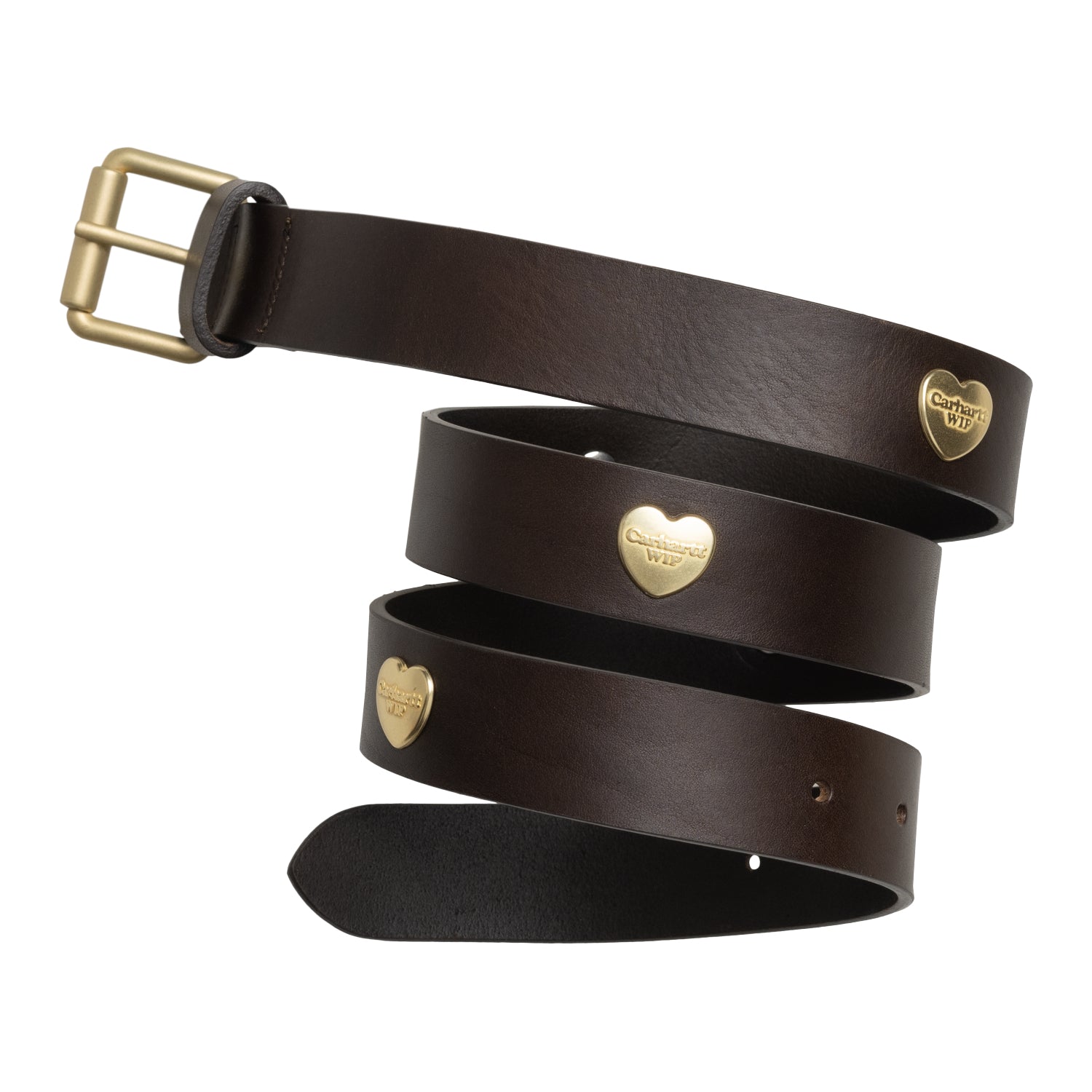 TYLOR BELT  - Tobacco / Gold