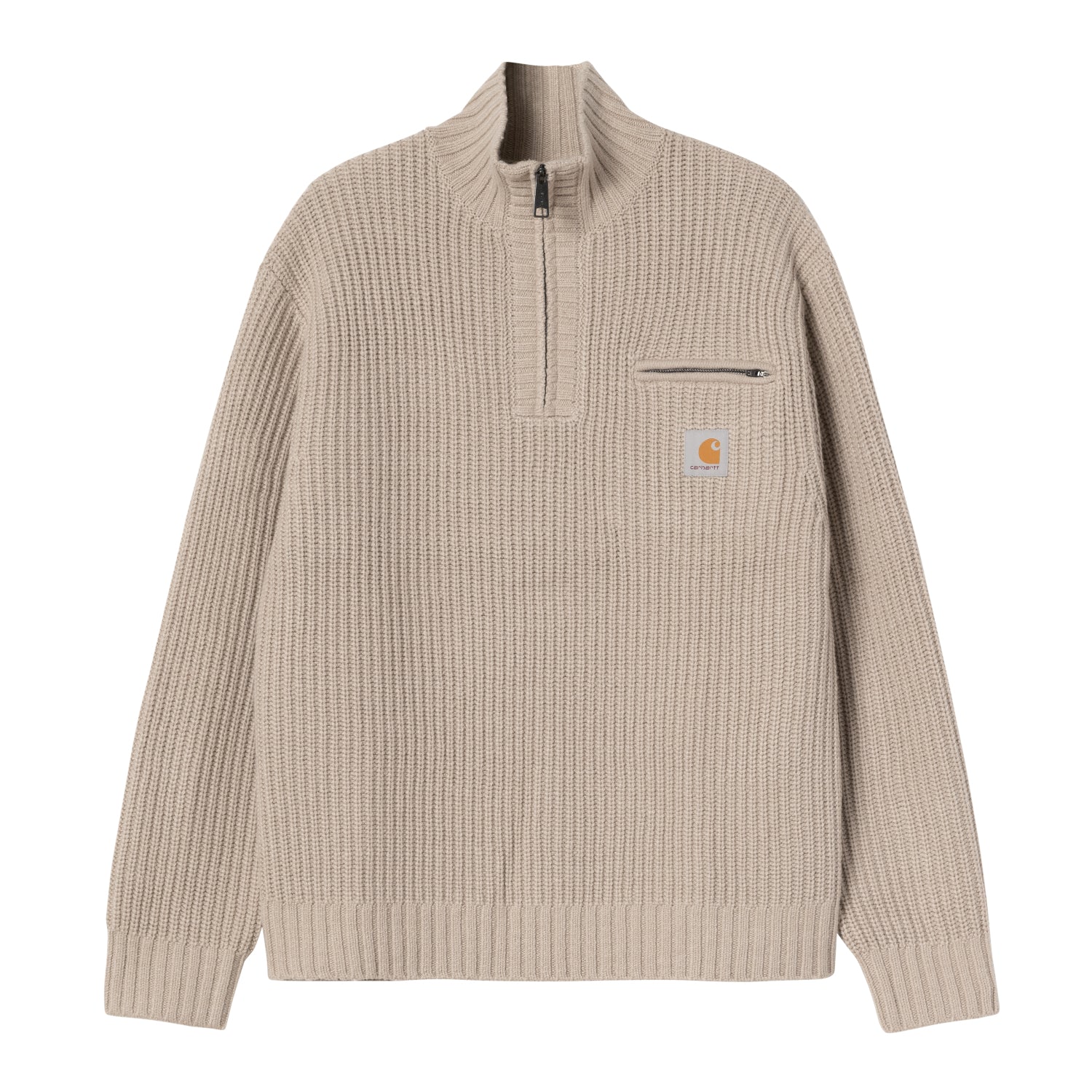 DETROIT HALF ZIP SWEATER - Fleur De Sel 1