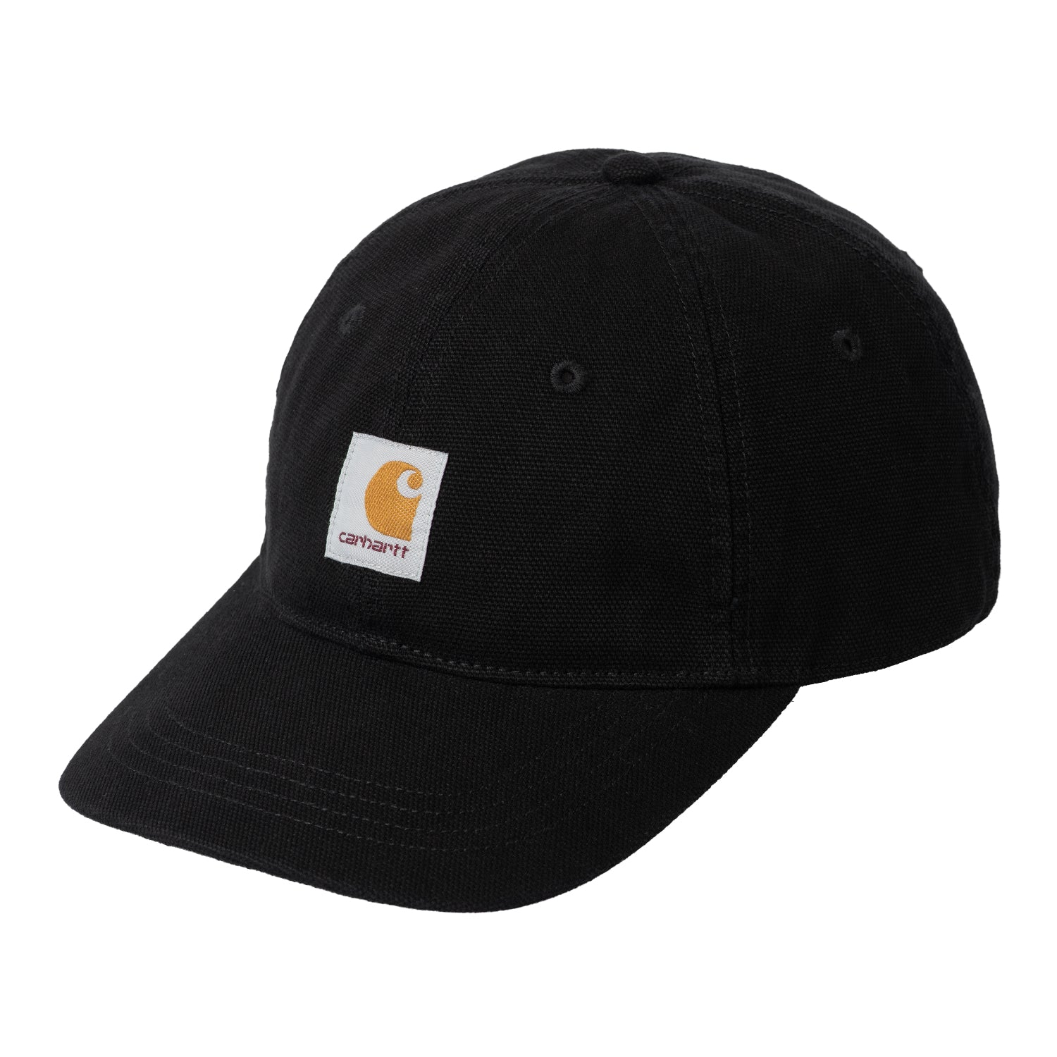SELBY CANVAS CAP - Black (stone washed)