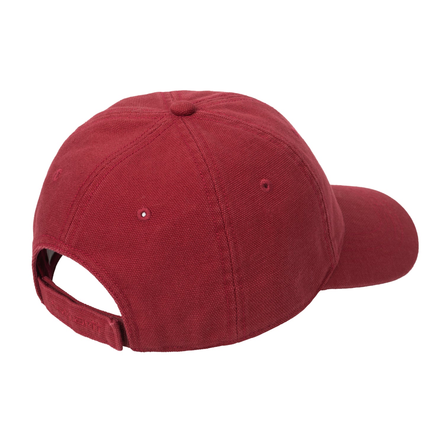 SELBY CANVAS CAP - Scarlet (stone washed)