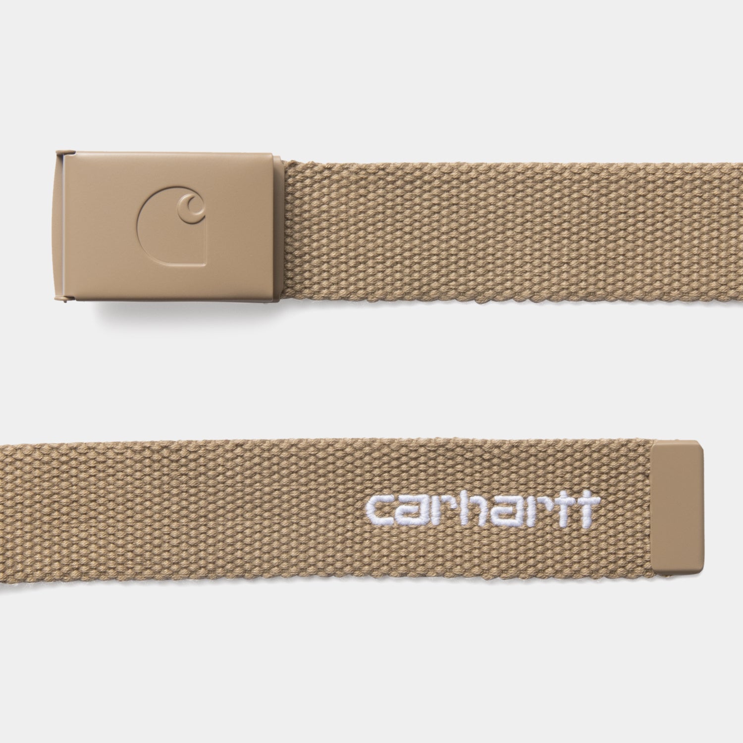 C-Logo Belt Tonal - Leather / White 2