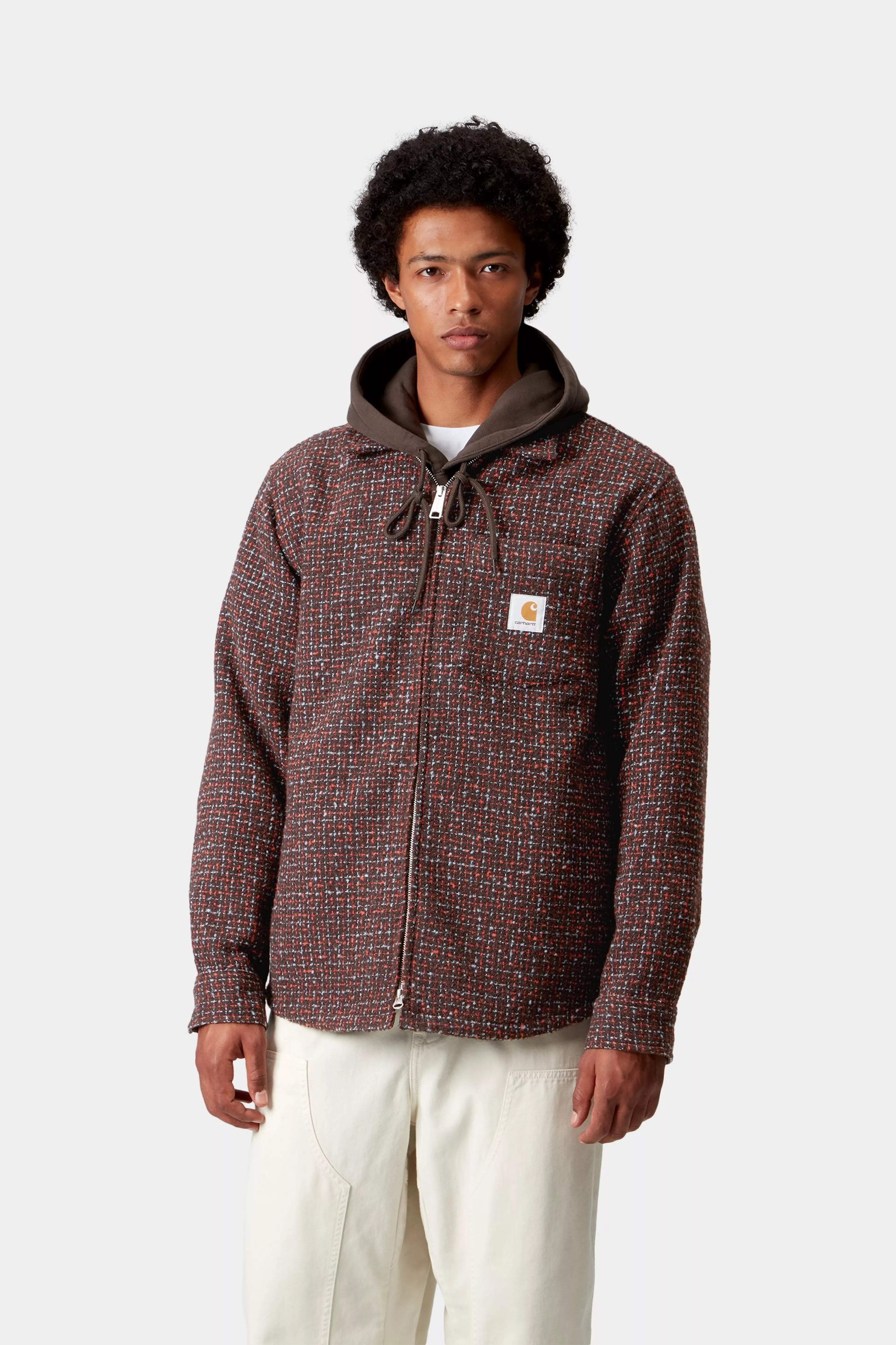 BELLAMY SHIRT JAC  - Bellamy Check, Tobacco
