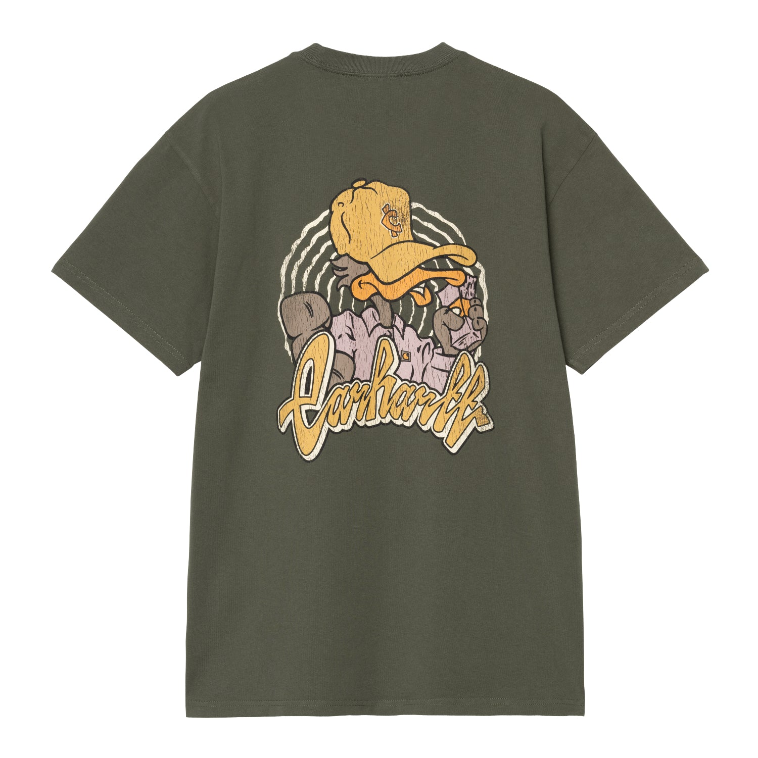 S/S CHEDDA T-SHIRT  - Opuntia (heavy stone wash)