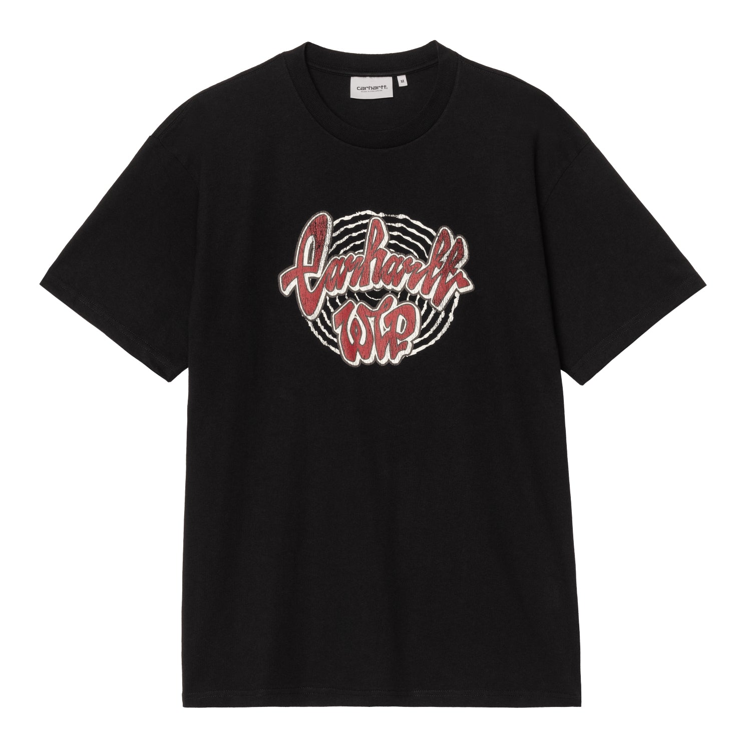 S/S CHEDDA T-SHIRT  - Black (heavy stone wash)
