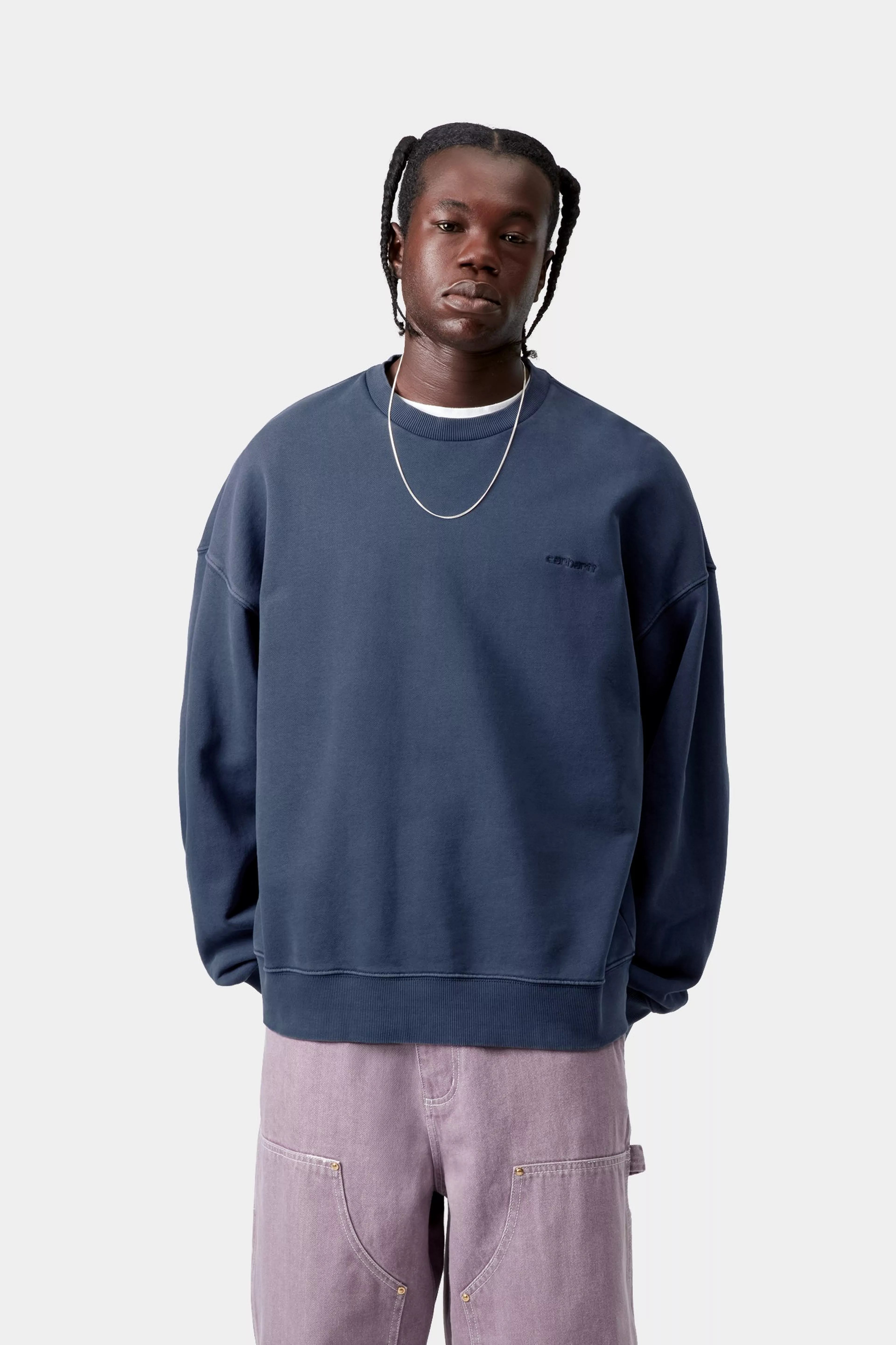 BENTON SWEAT  - Jupiter (garment dyed) 2