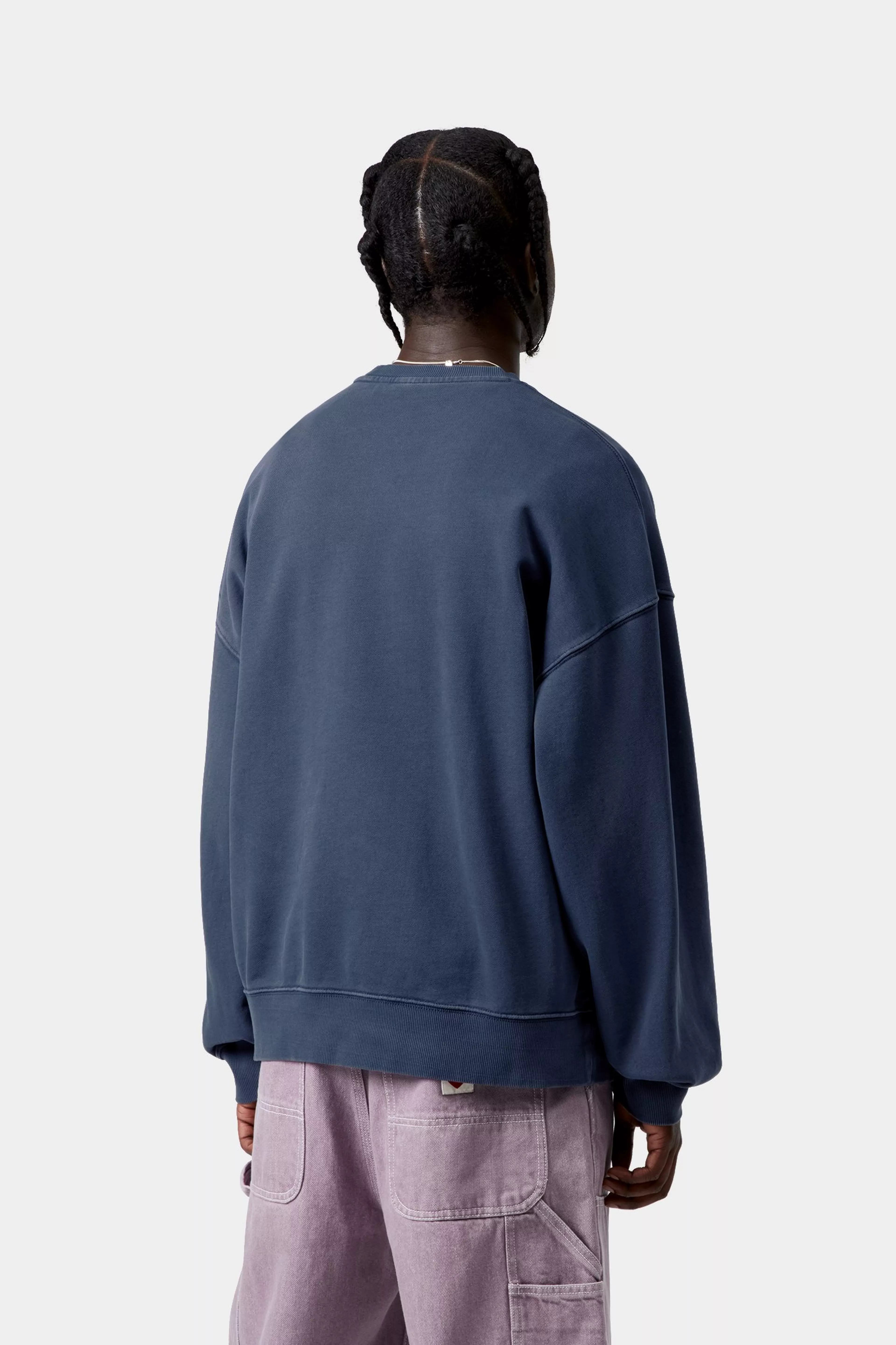 BENTON SWEAT  - Jupiter (garment dyed) 3