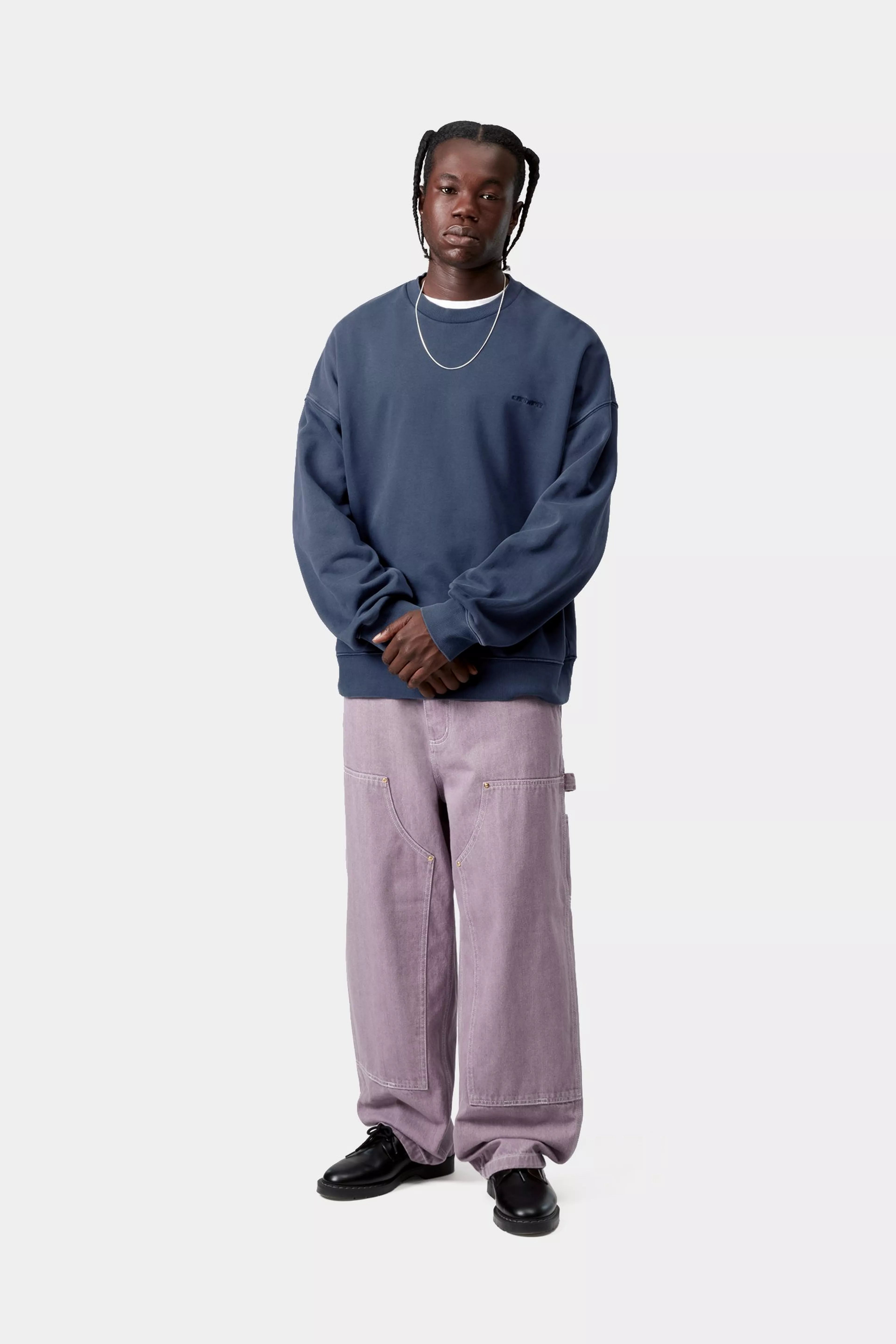BENTON SWEAT  - Jupiter (garment dyed) 4