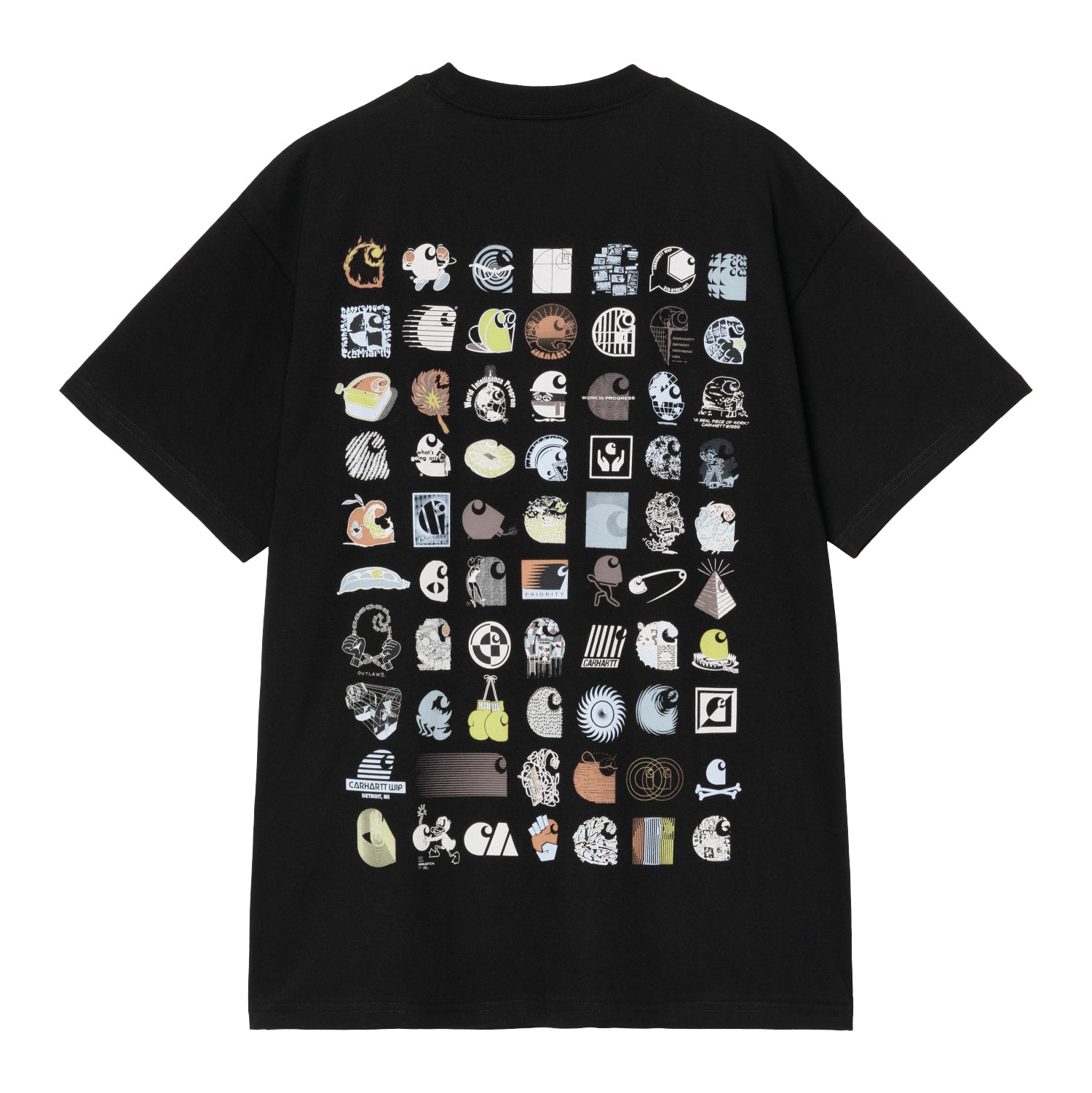 S/S C LOGO ARCHIVE T-SHIRT - Black