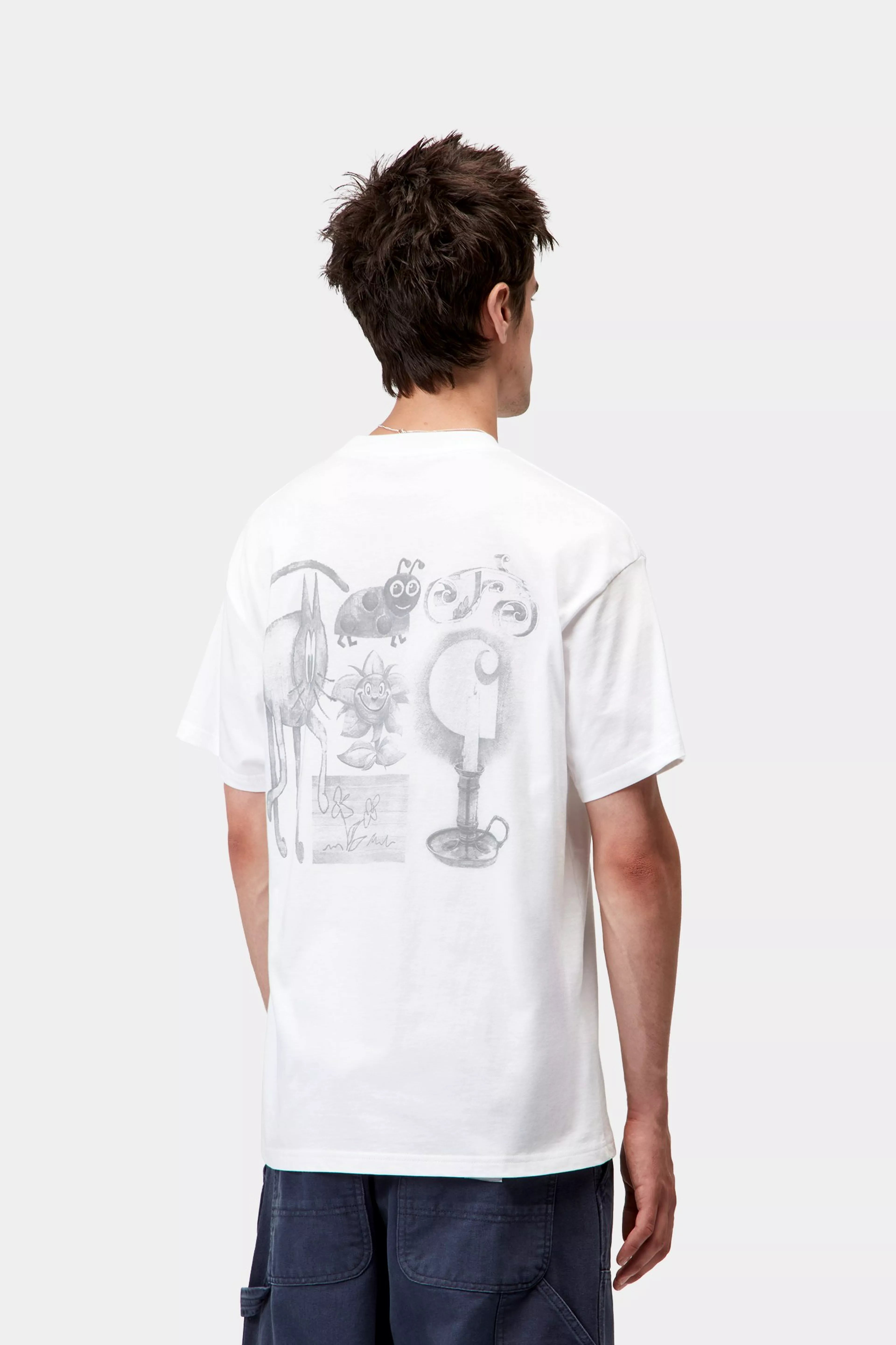 S/S OKNICEOK 01 T-SHIRT - White 3