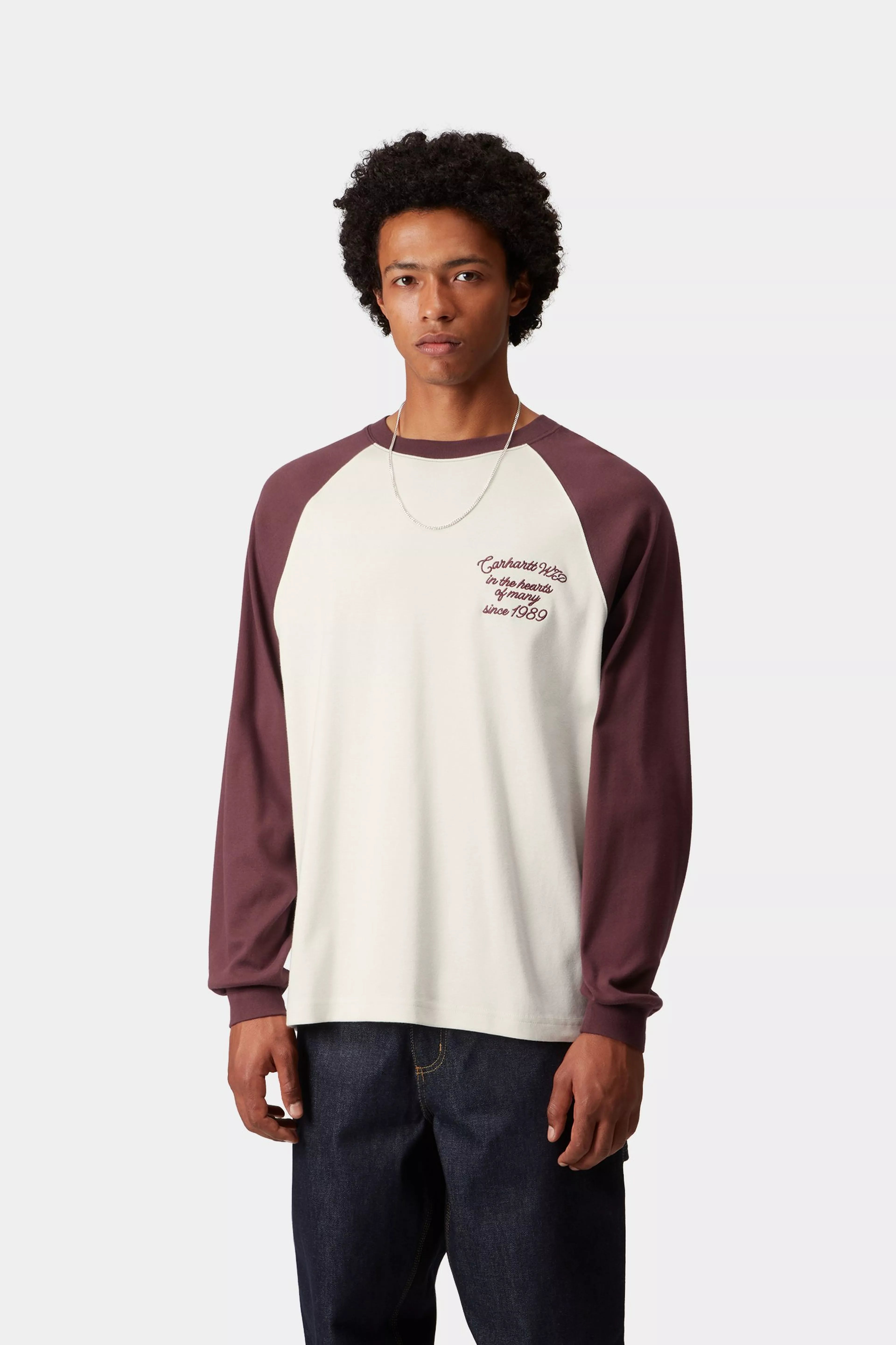 L/S ALSTON T-SHIRT  - Wax / Rondo
