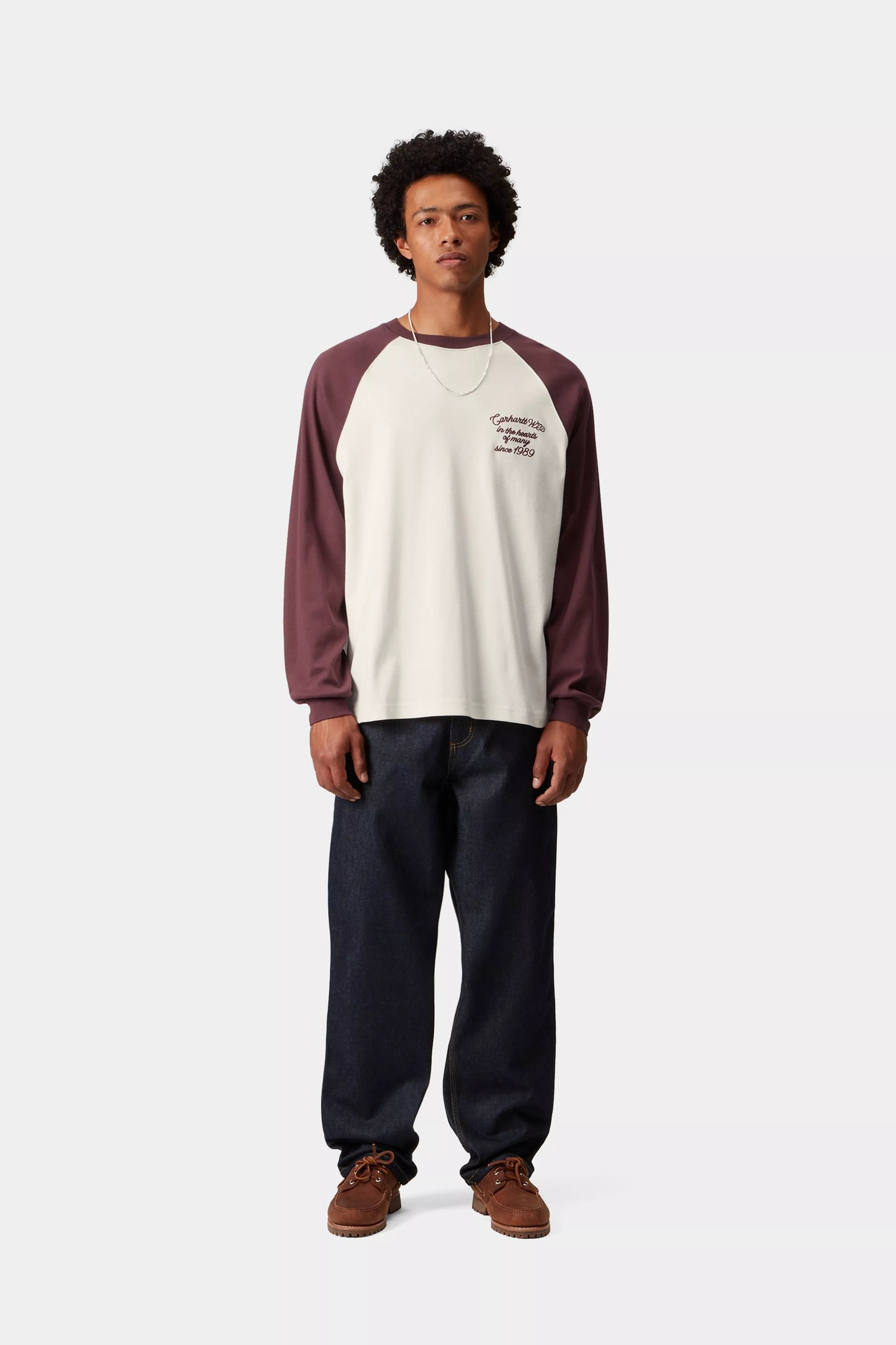 L/S ALSTON T-SHIRT  - Wax / Rondo