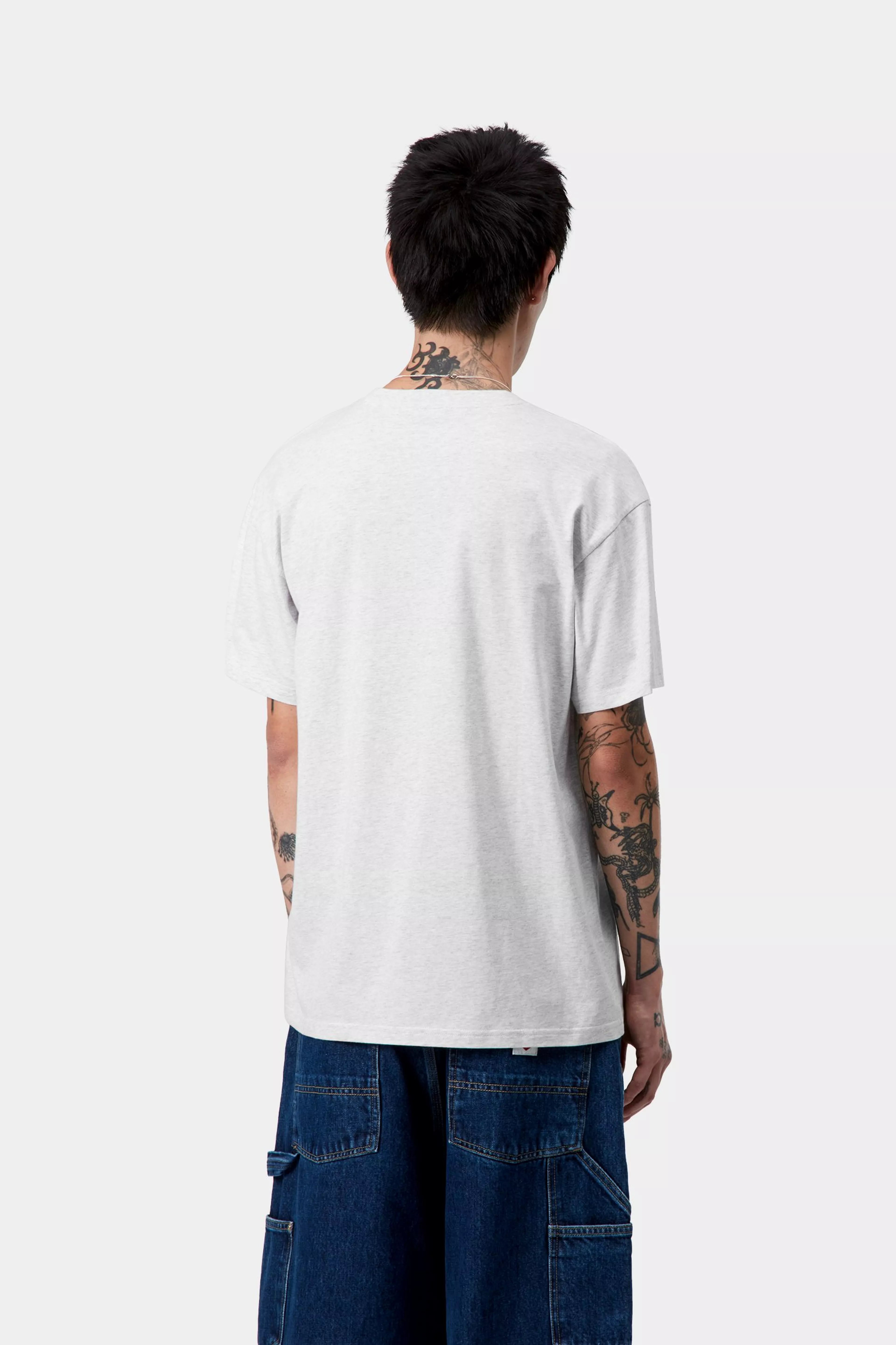 S/S WILD DOG T-SHIRT  - Ash Heather