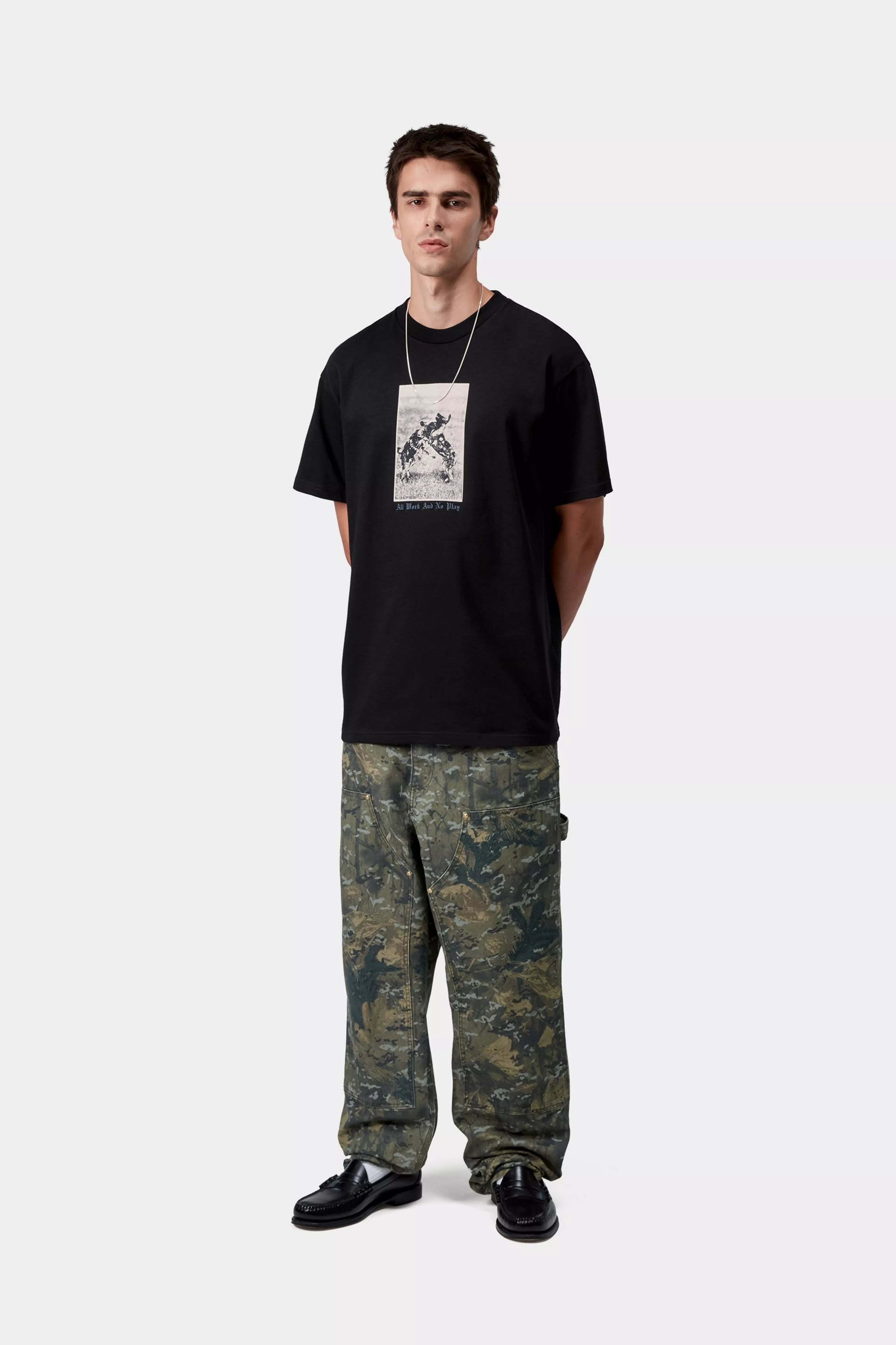 S/S NO PLAY T-SHIRT  - Black