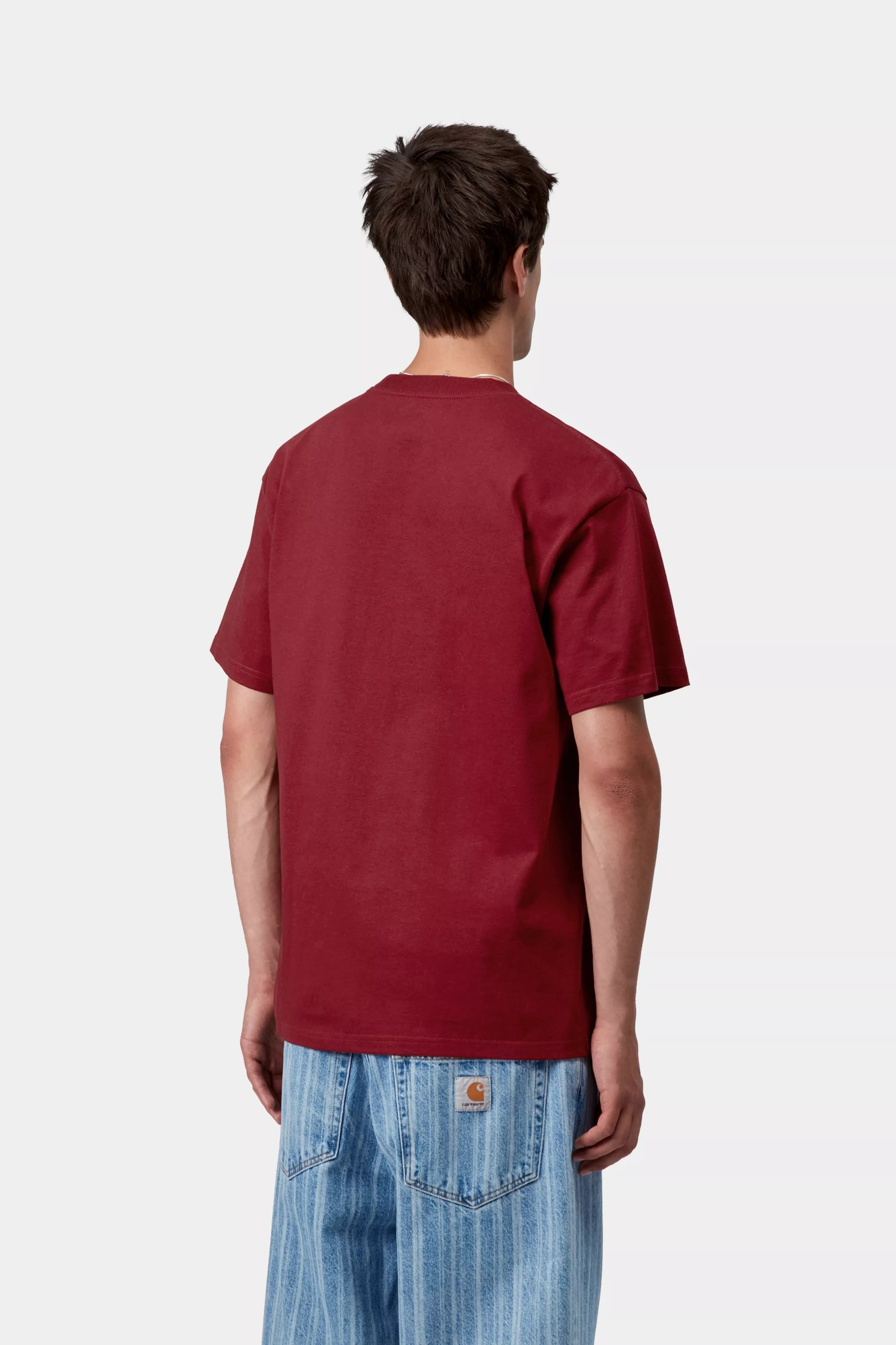 S/S NO PLAY T-SHIRT  - Scarlet
