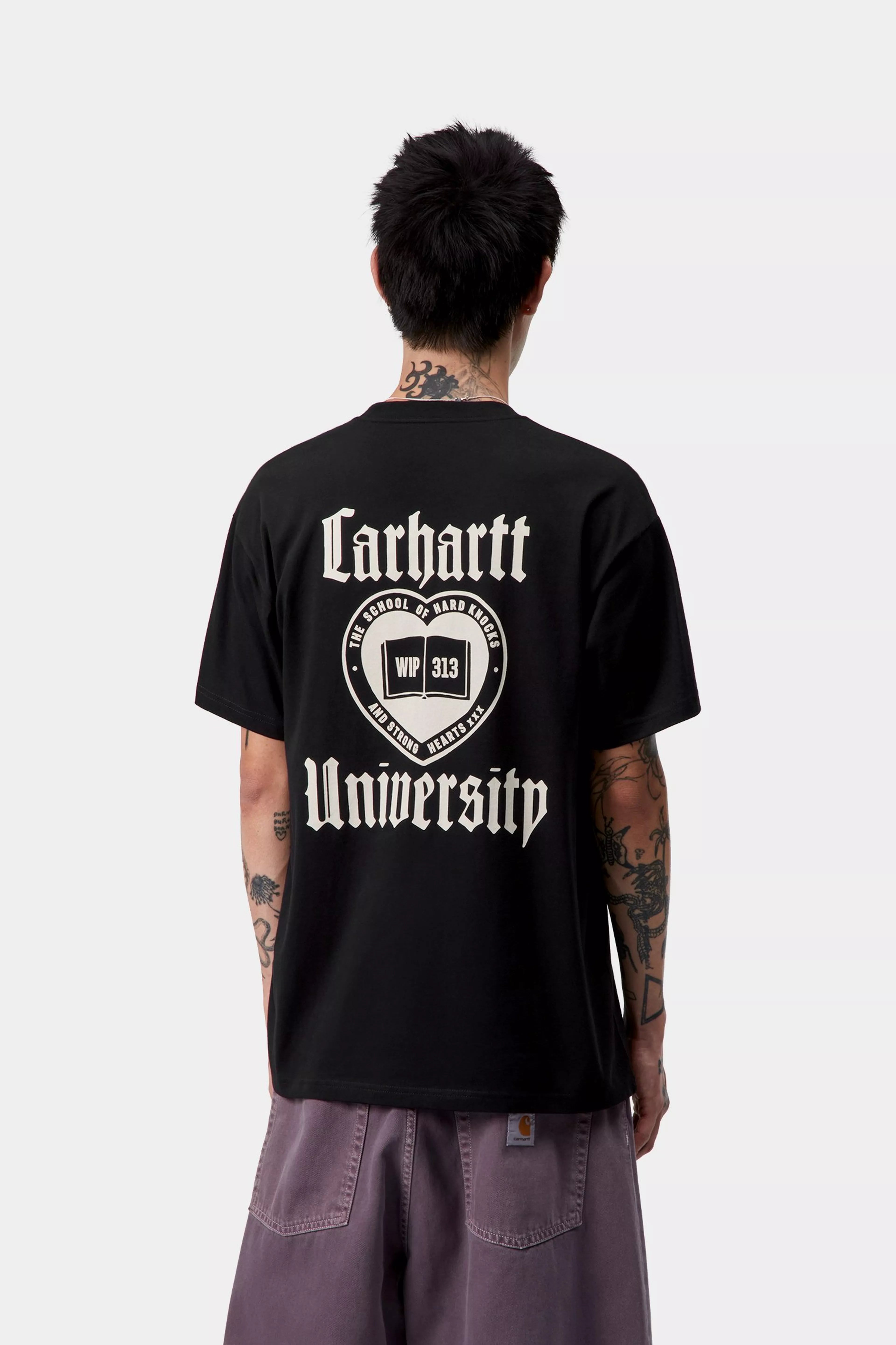 S/S SCHOOLING T-SHIRT  - Black