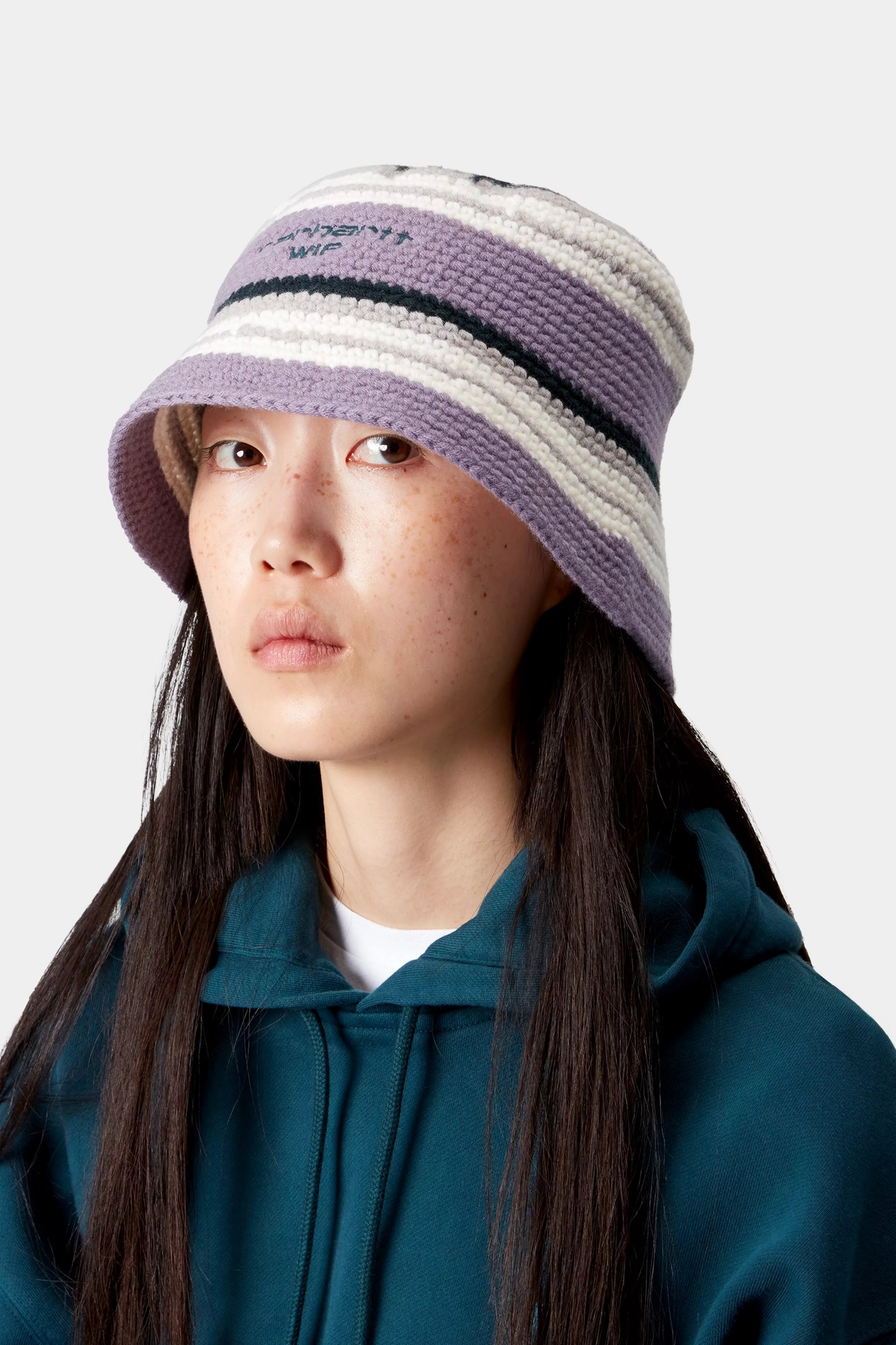 HOLM HAT  - Holm Stripe Jacquard, Phlox