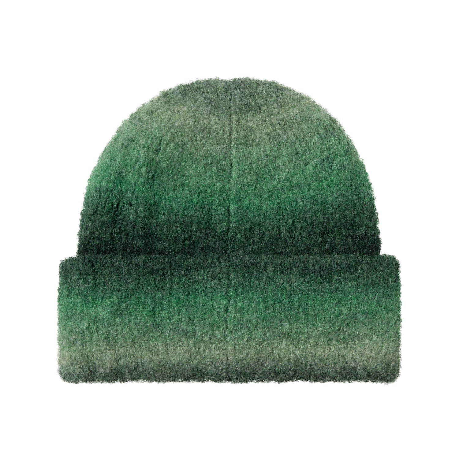 TONY BEANIE  - Tony Stripe Jacquard, Dark Fir / Pale Olive