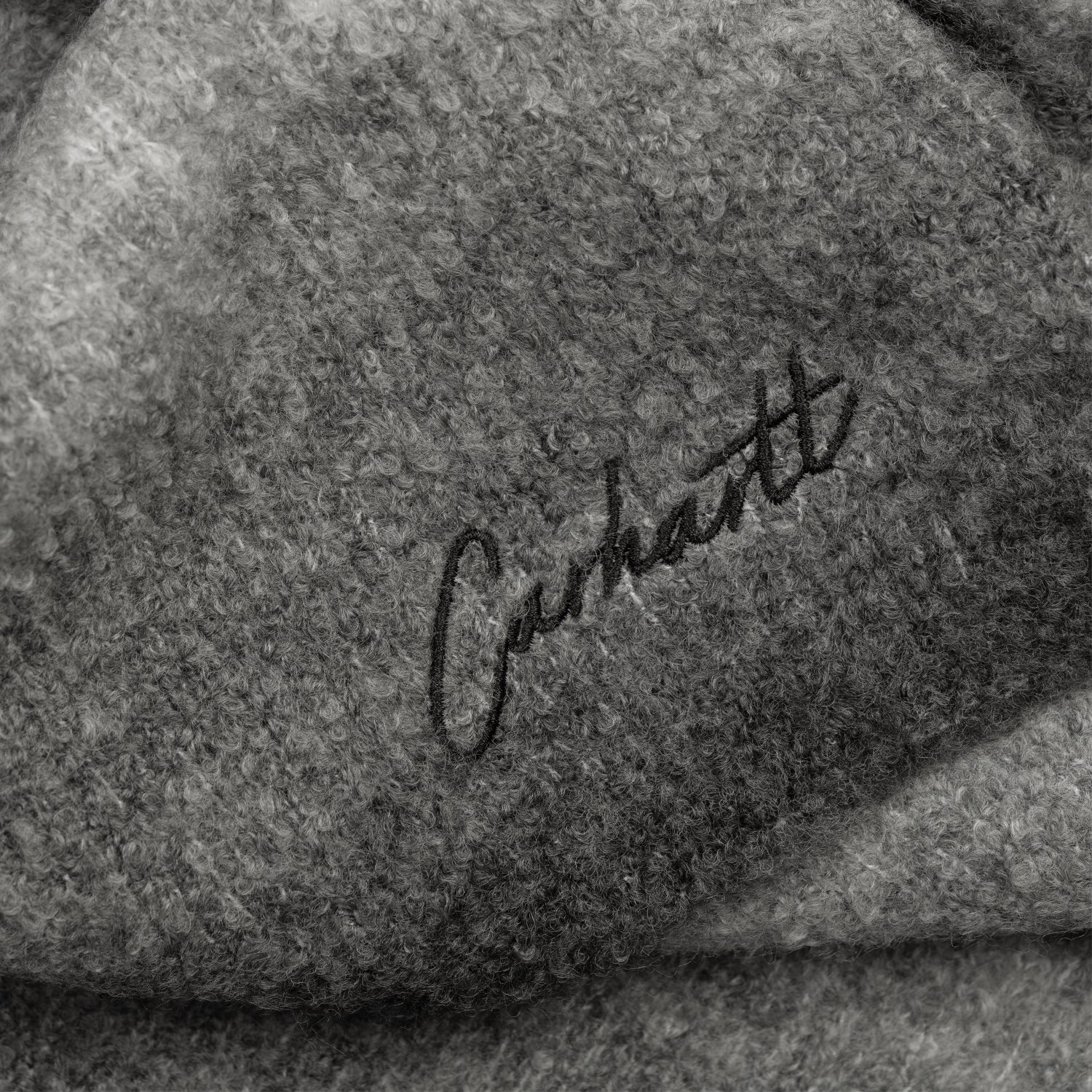 TONY SCARF  - Tony Stripe Jacquard, Black / Black