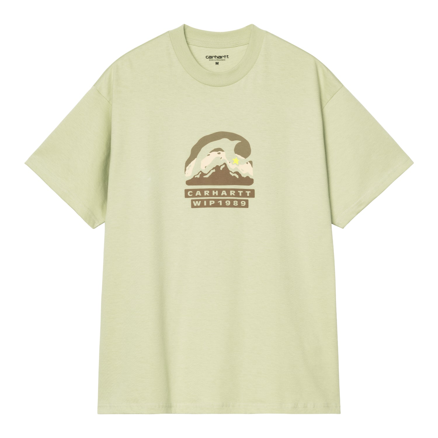 S/S RISING HELIX T-SHIRT - Pale Olive 1