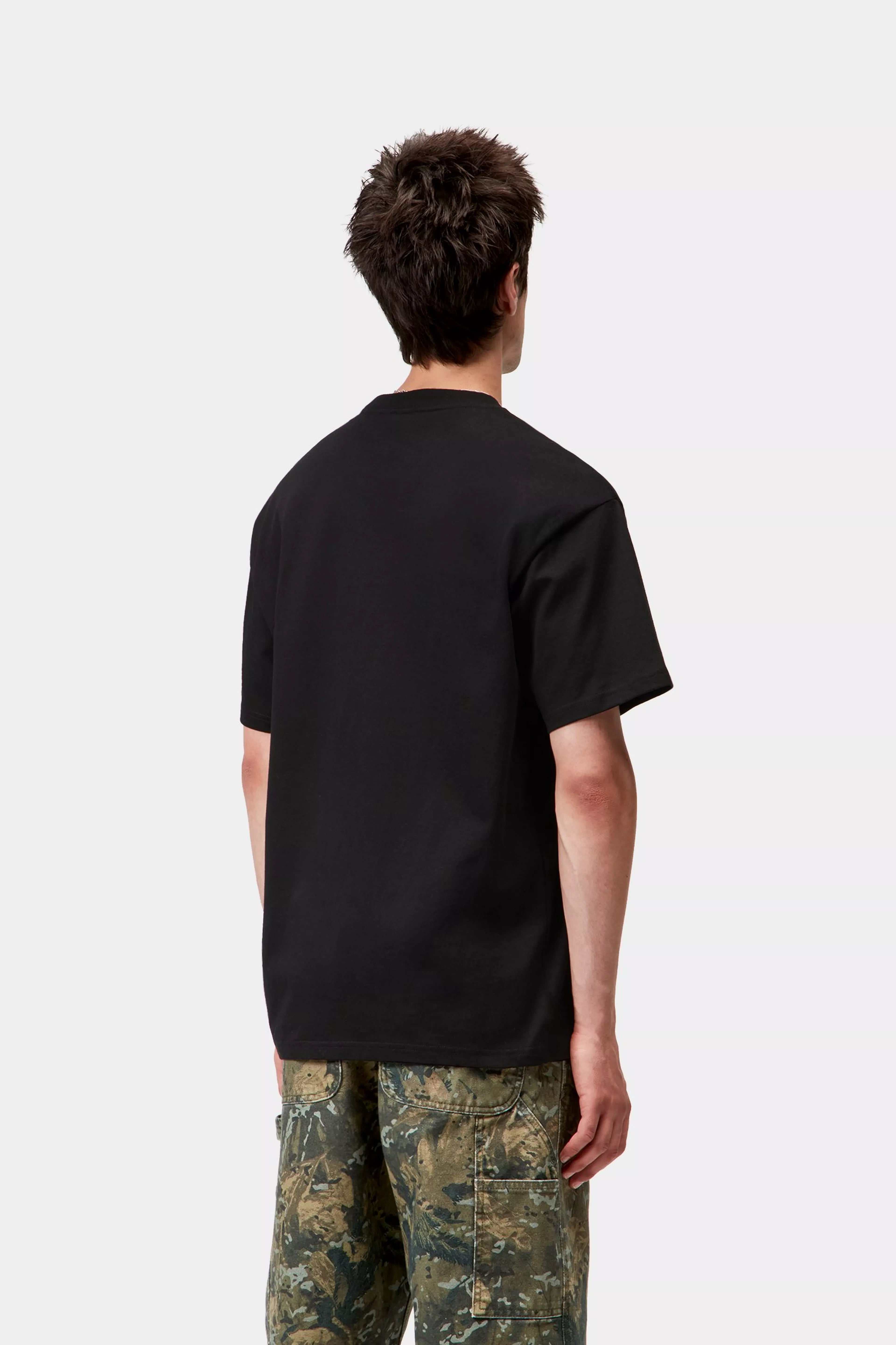 S/S WIPTOPIA SCRIPT T-SHIRT - Black / Wax 3