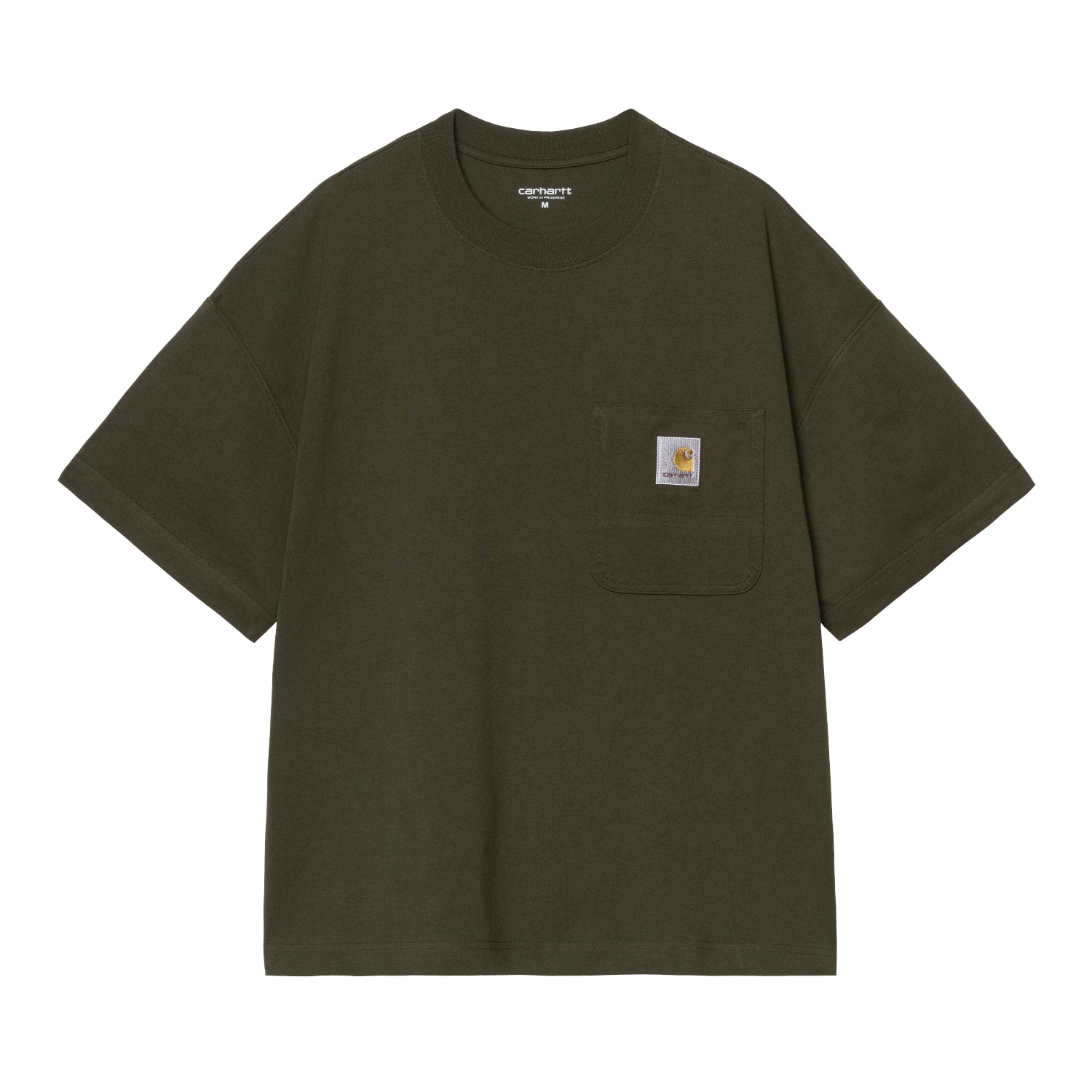 S/S WORK POCKET T-SHIRT - Olive