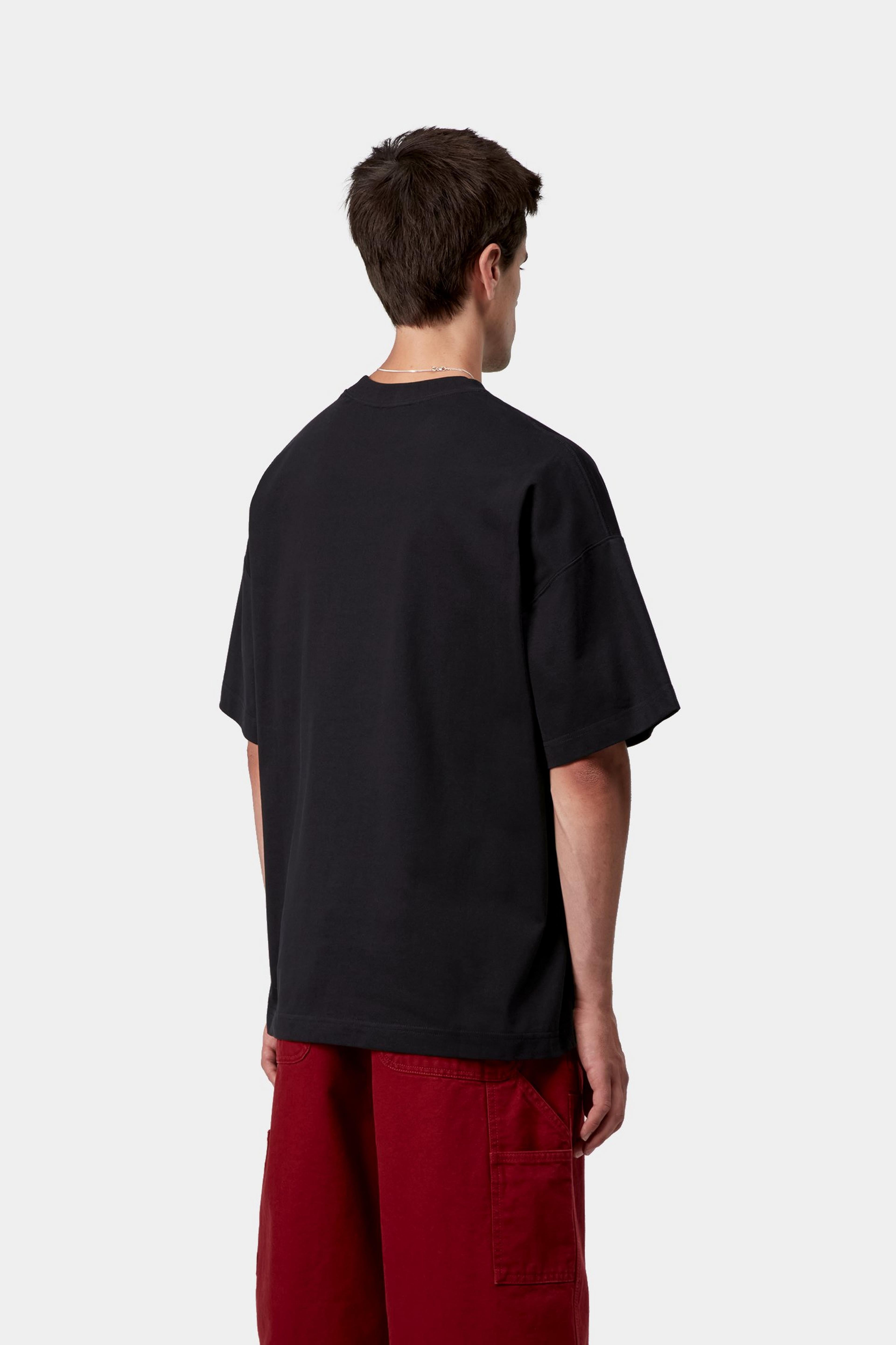 S/S WORK POCKET T-SHIRT - Black