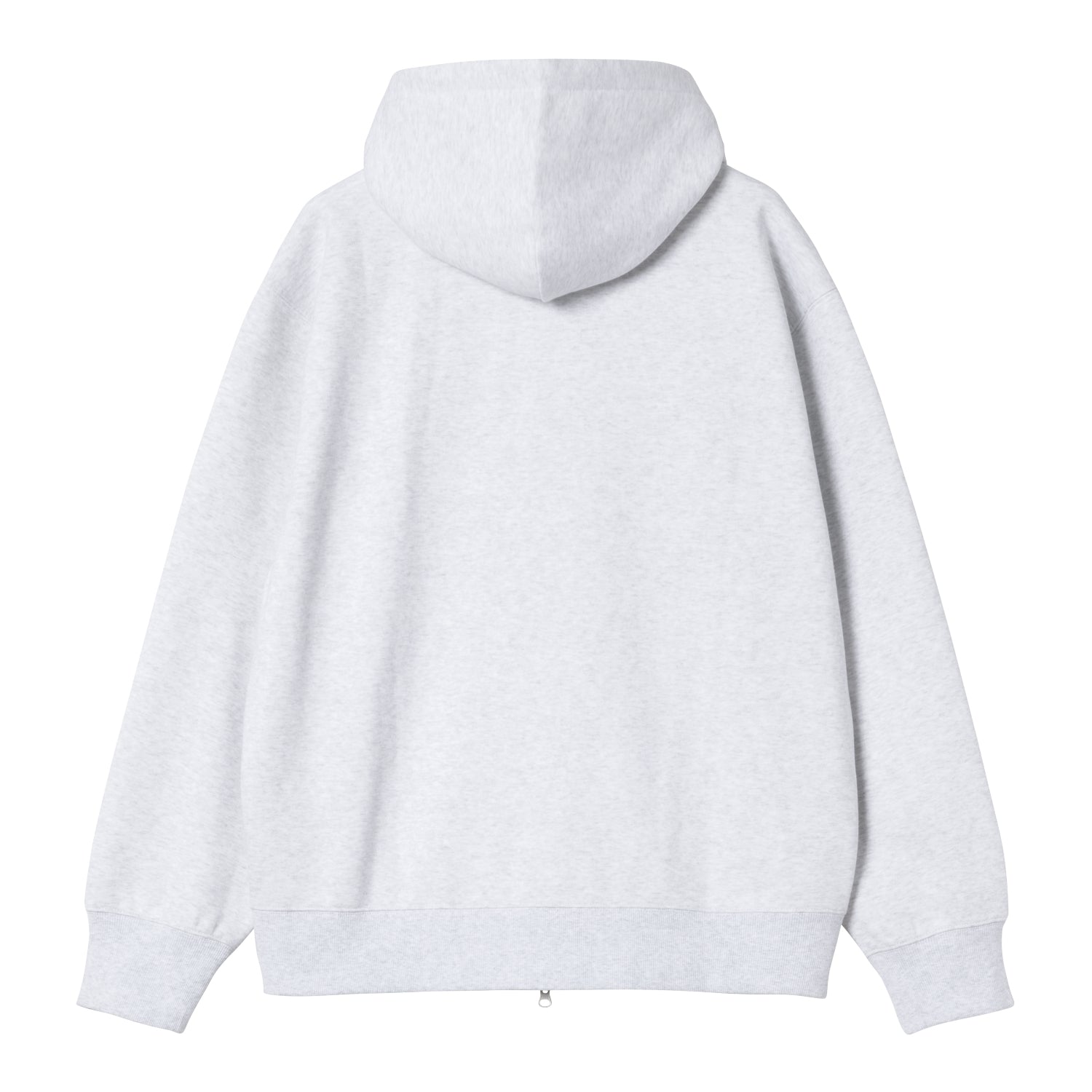 HOODED DUAL SWEAT JACKET - Ash Heather