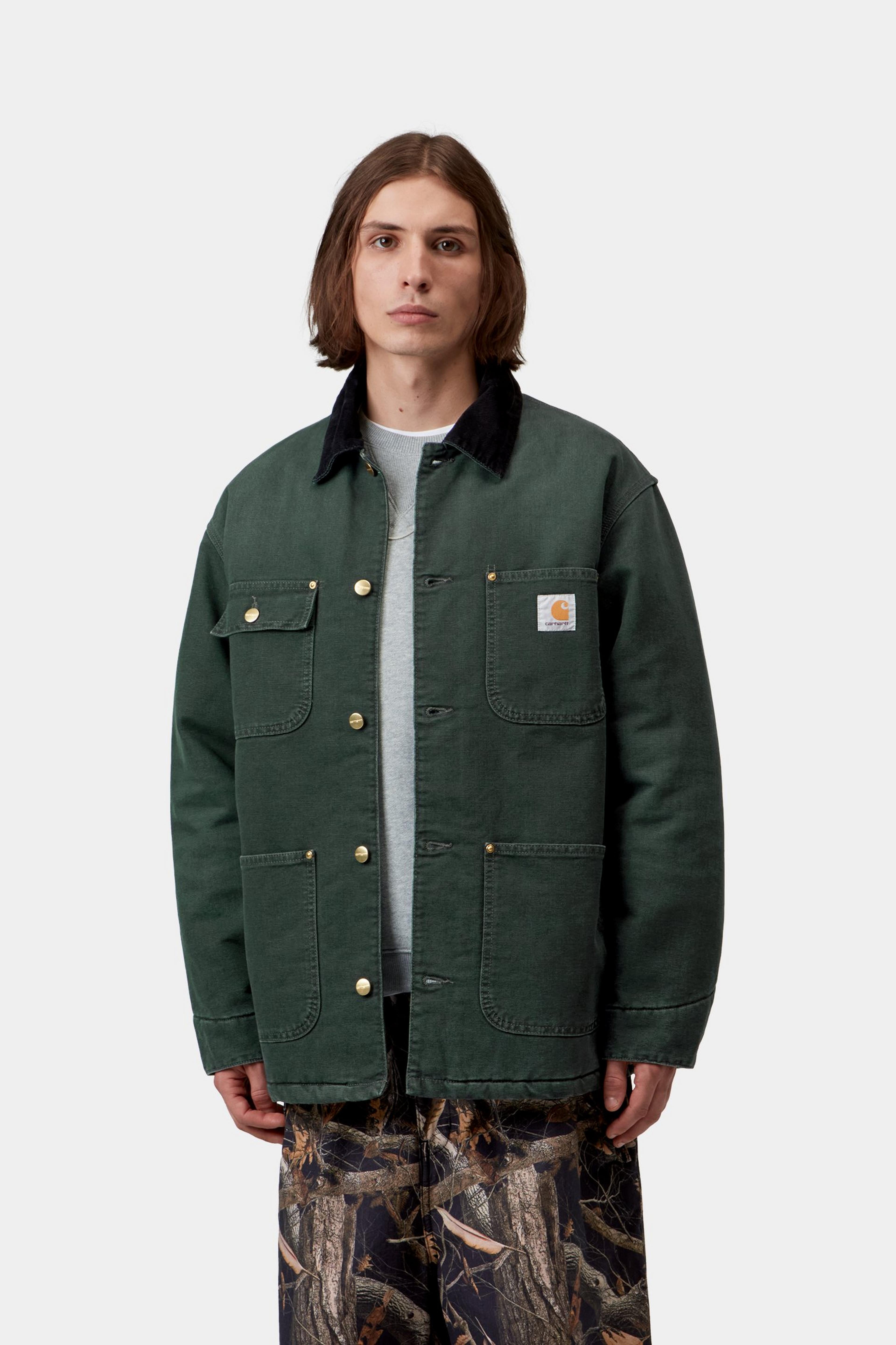 OG Chore Coat - Raven / Black stone canvas 2