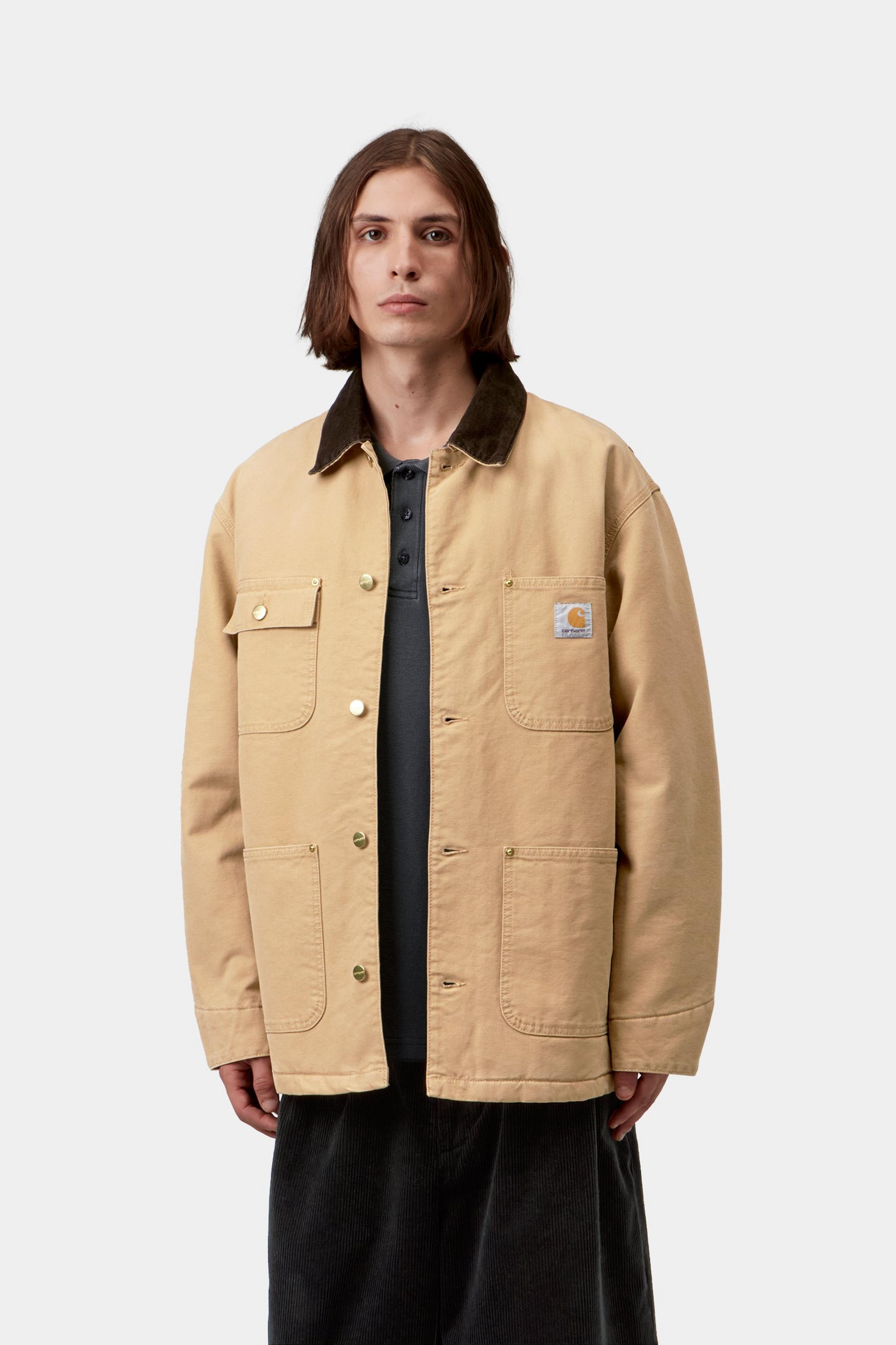 OG Chore Coat - WIP Dusty H / Tobacco stone canvas 2