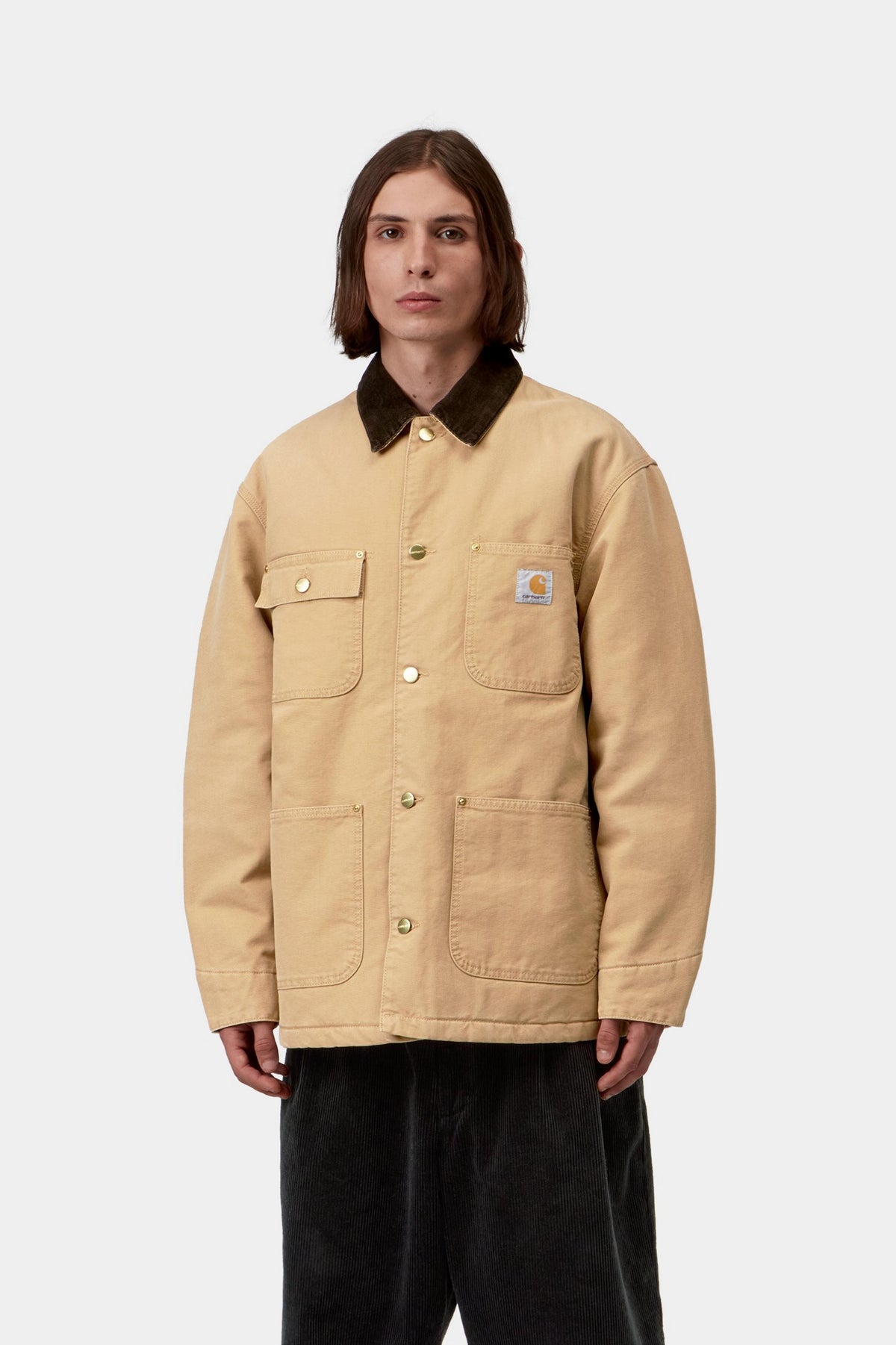 OG Chore Coat - WIP Dusty H / Tobacco stone canvas