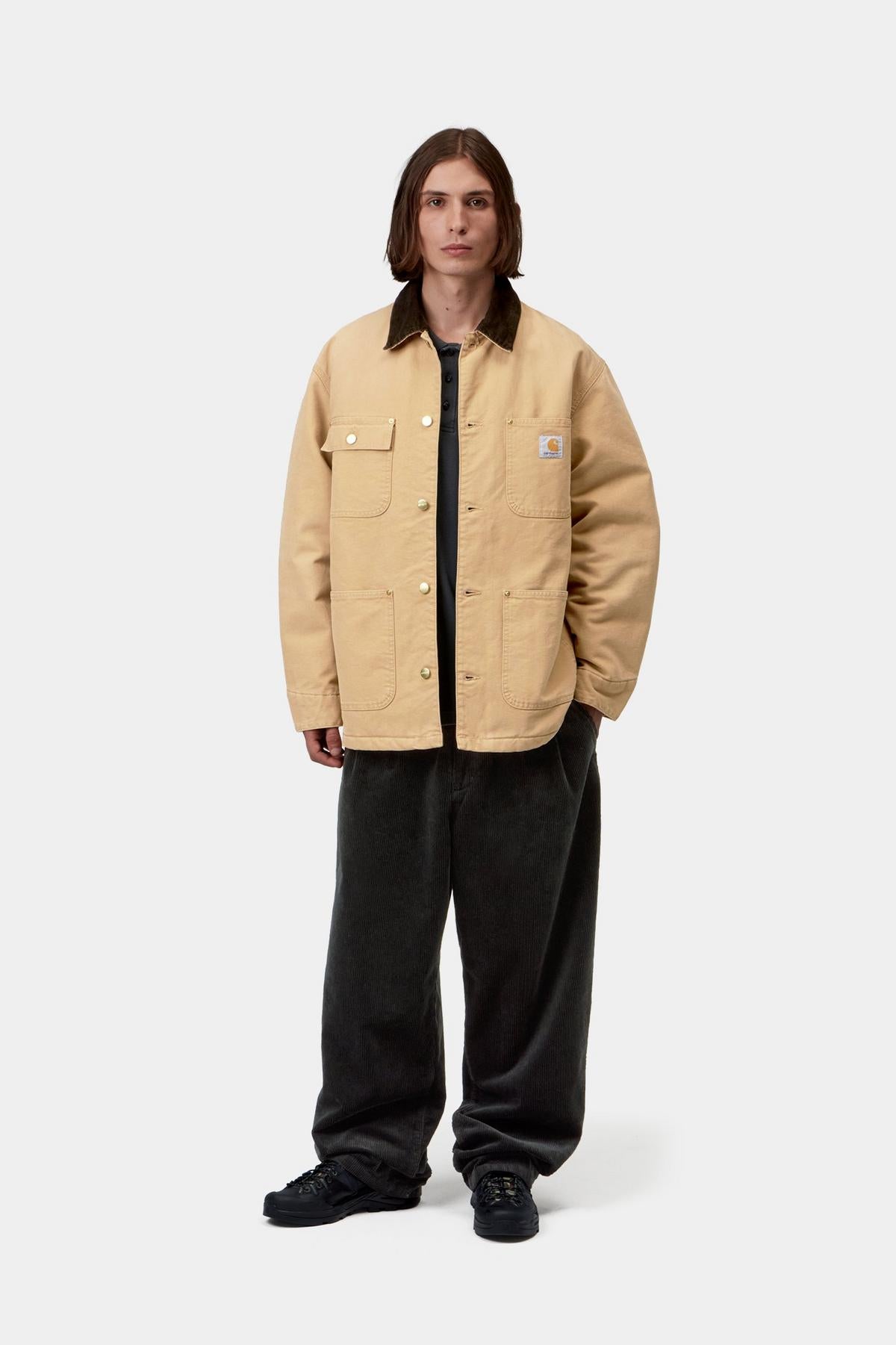 OG Chore Coat - WIP Dusty H / Tobacco stone canvas