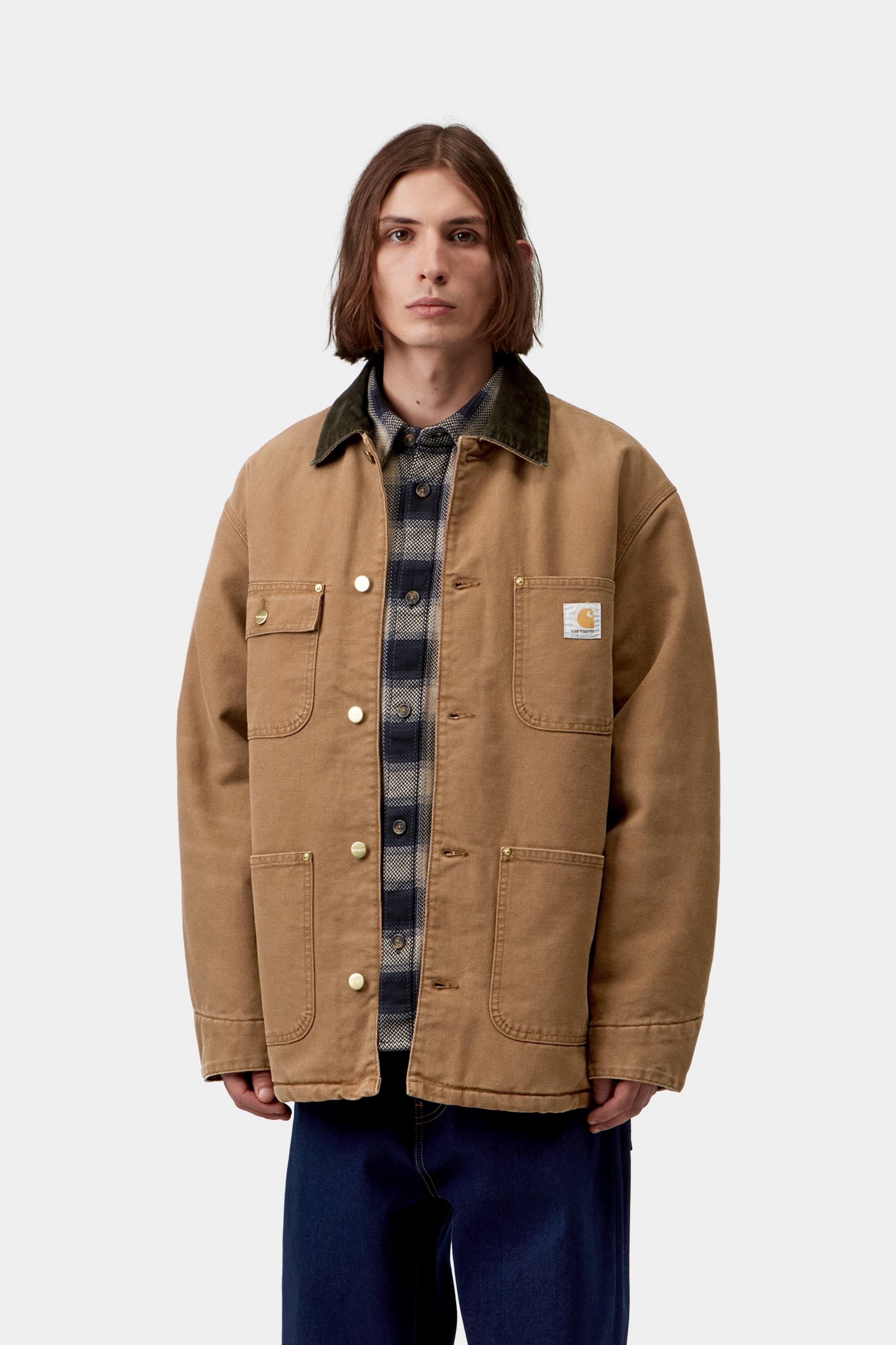 OG Chore Coat - WIP H Brown / Tobacco stone canvas 2