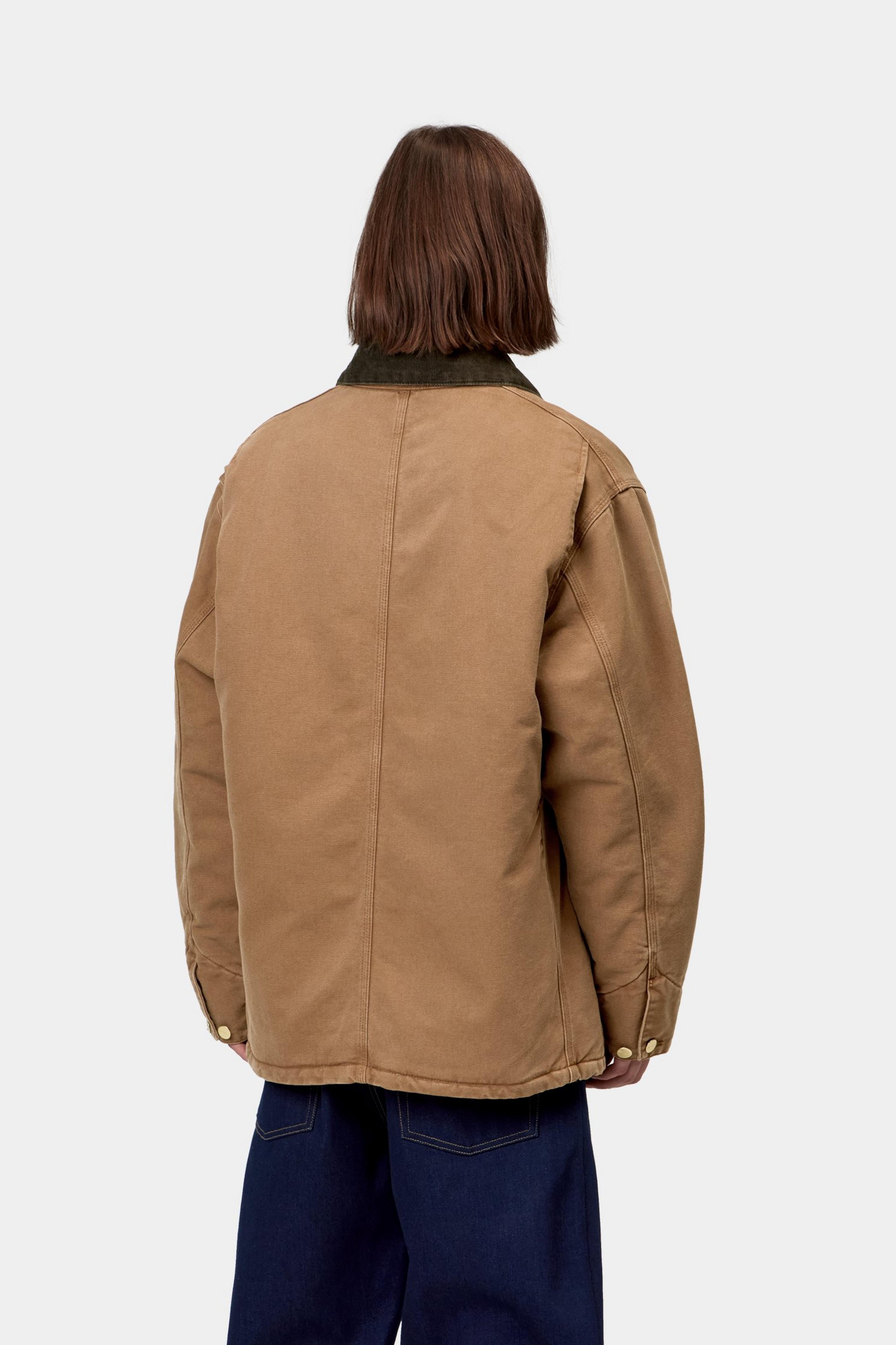 OG Chore Coat - WIP H Brown / Tobacco stone canvas 3