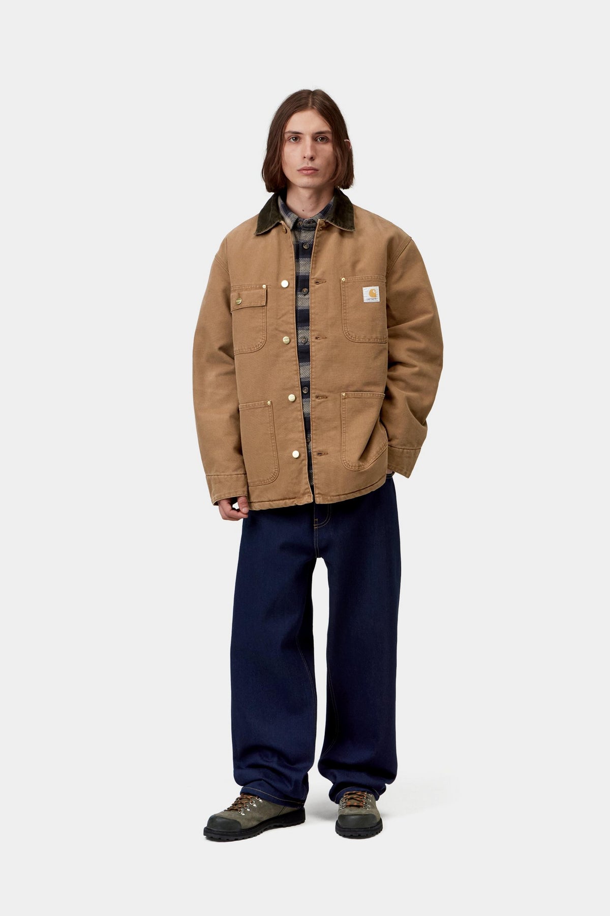 OG Chore Coat - WIP H Brown / Tobacco stone canvas