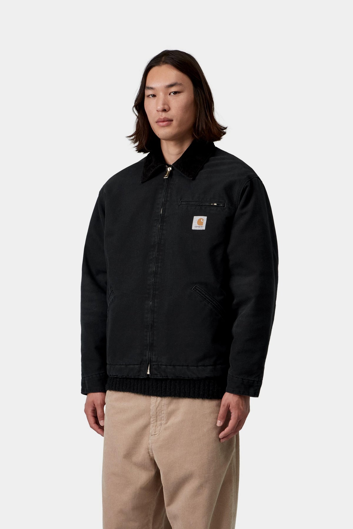 OG Detroit Jacket - Black / Black stone canvas