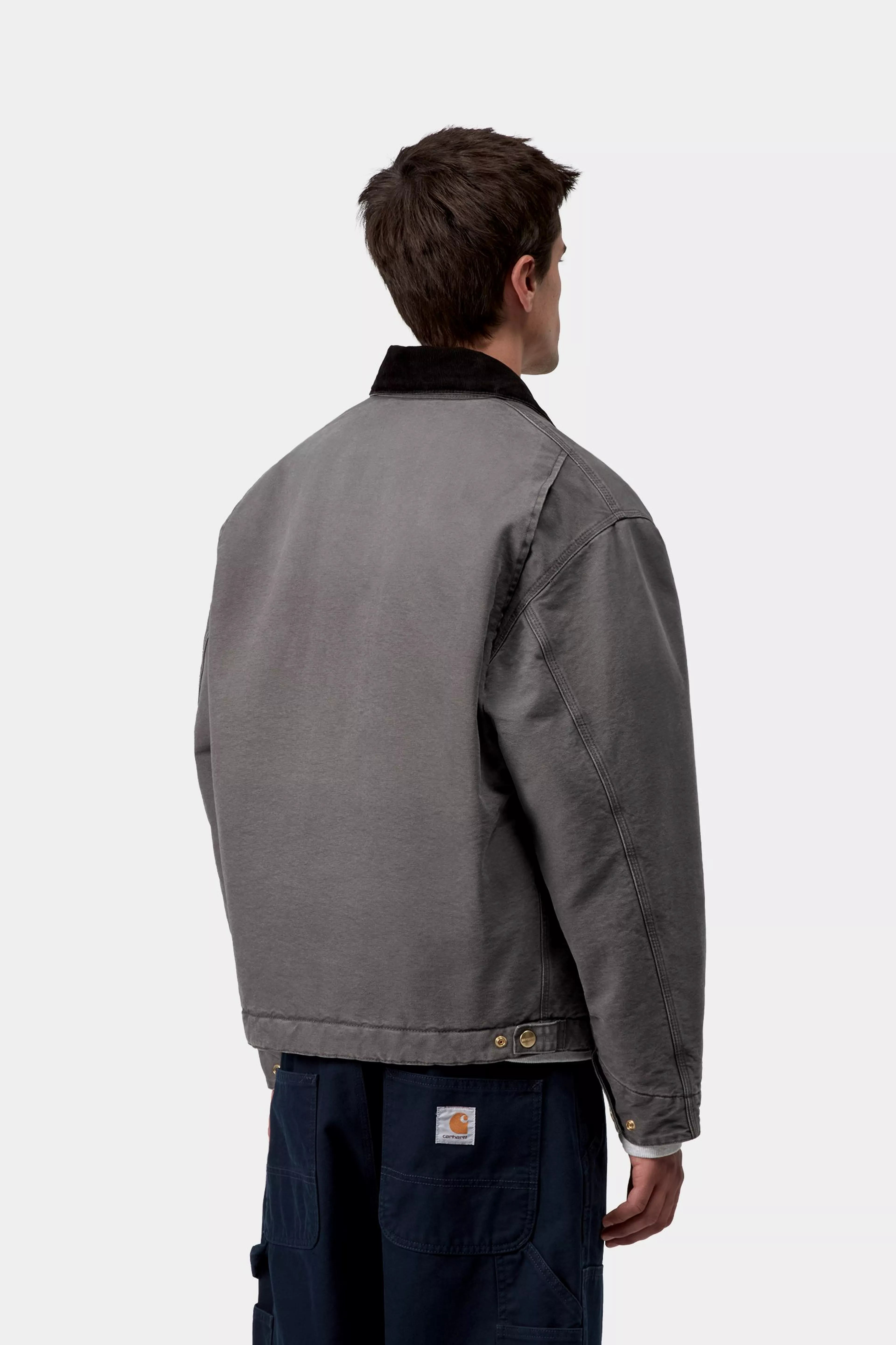 OG DETROIT JACKET  - Graphite / Black (stone canvas)