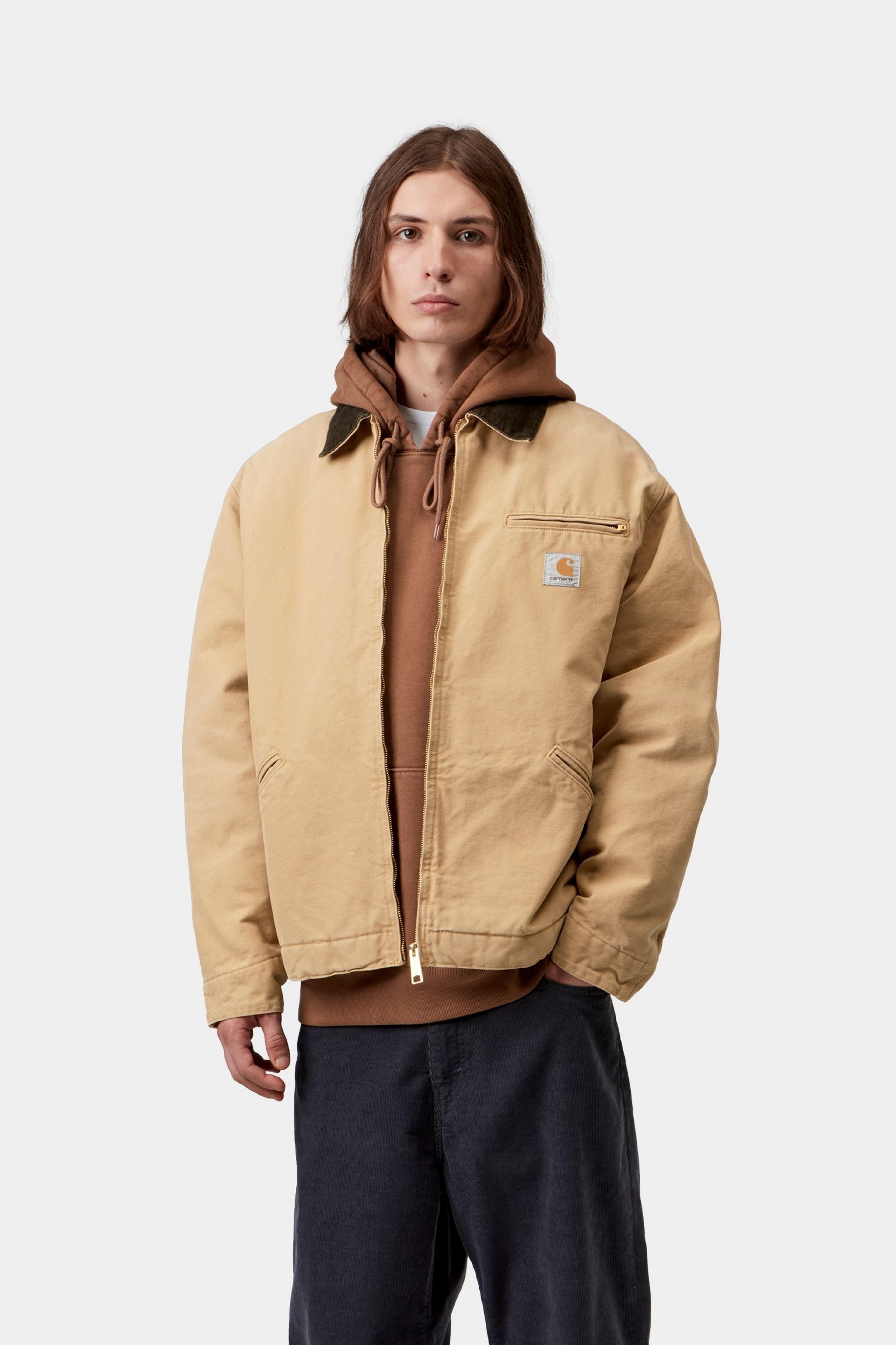 OG Detroit Jacket - WIP Dusty H / Tobacco stone canvas 2