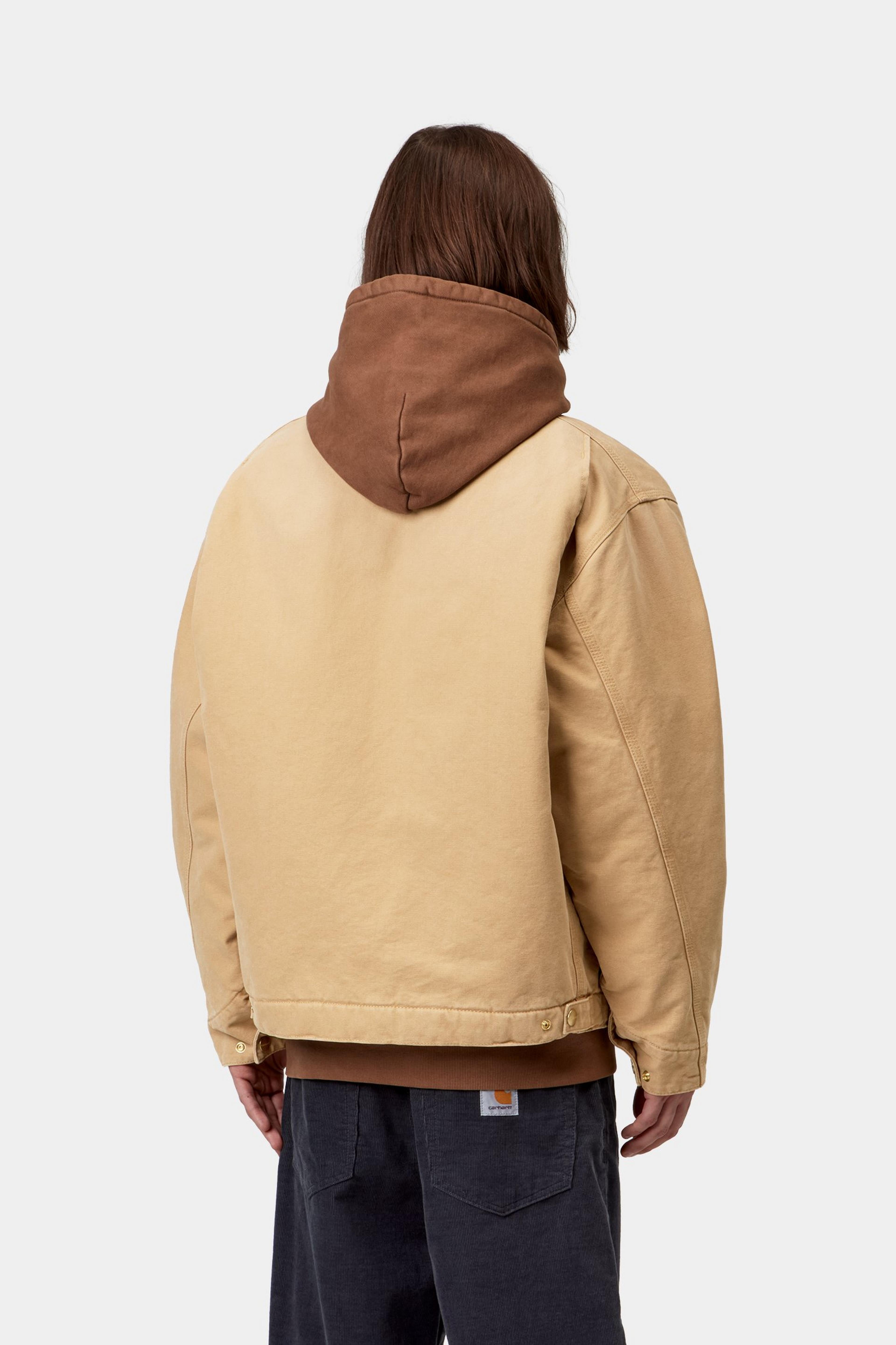 OG Detroit Jacket - WIP Dusty H / Tobacco stone canvas 3