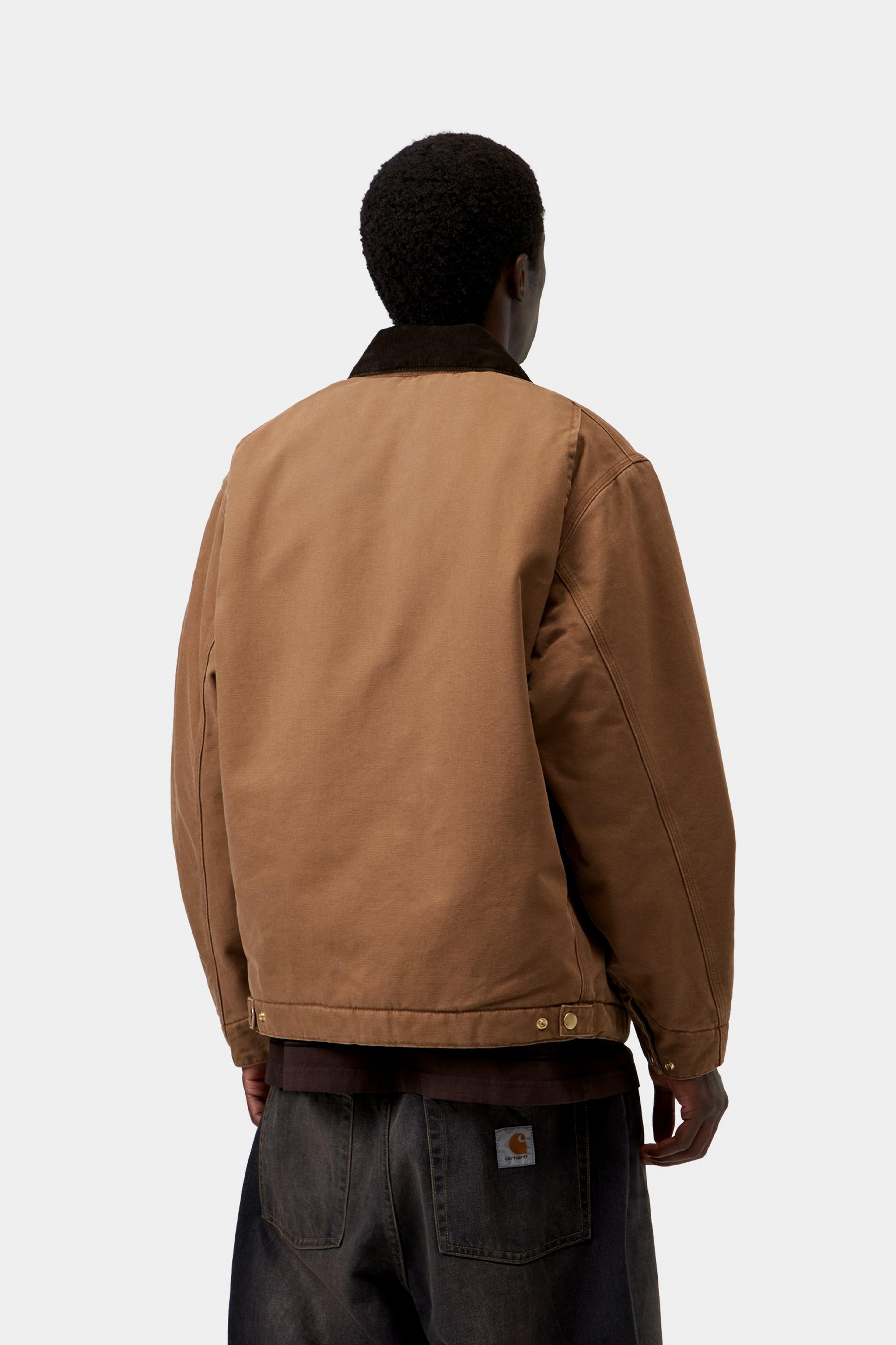 OG Detroit Jacket - WIP H Brown / Tobacco stone canvas 3
