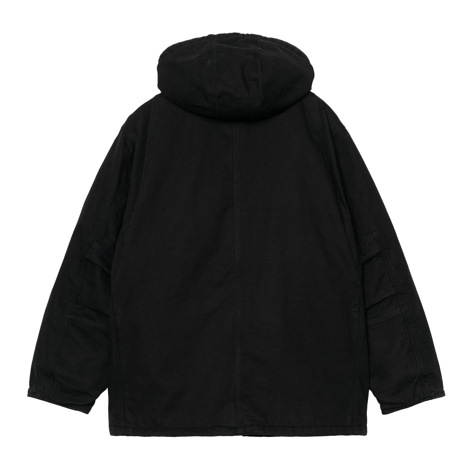 AMBEL COAT  - Black / Black (stone washed)