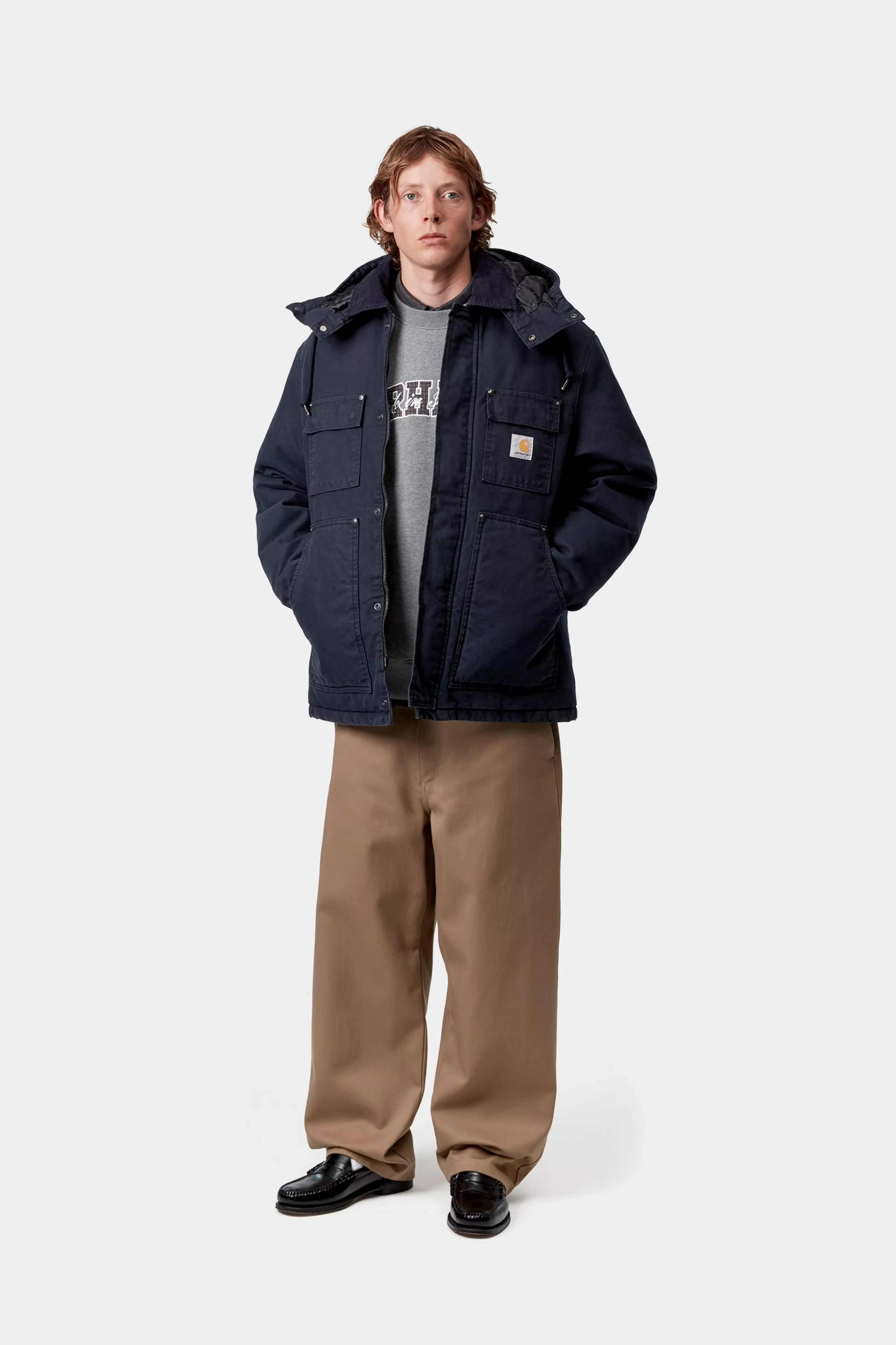 AMBEL COAT  - Deep Night / Deep Night (stone washed) 6