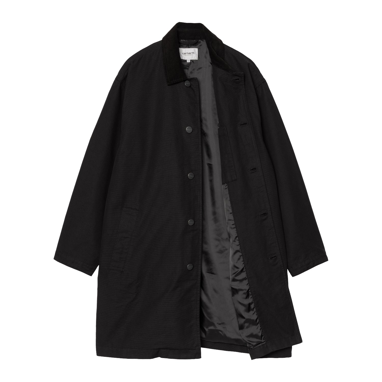WEBSTER COAT - Black / Black (rinsed) 6