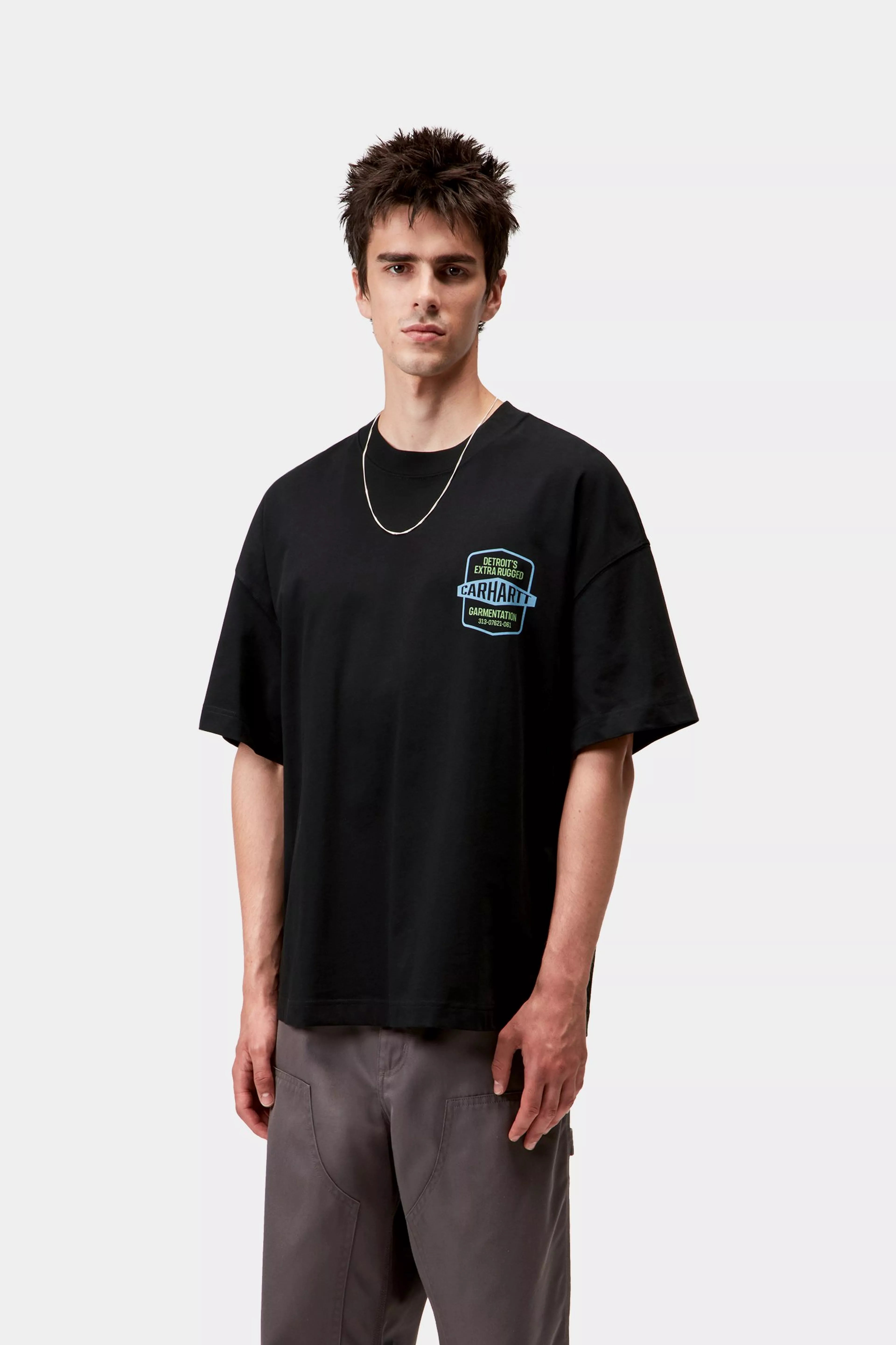 S/S NETWORKS T-SHIRT  - Black