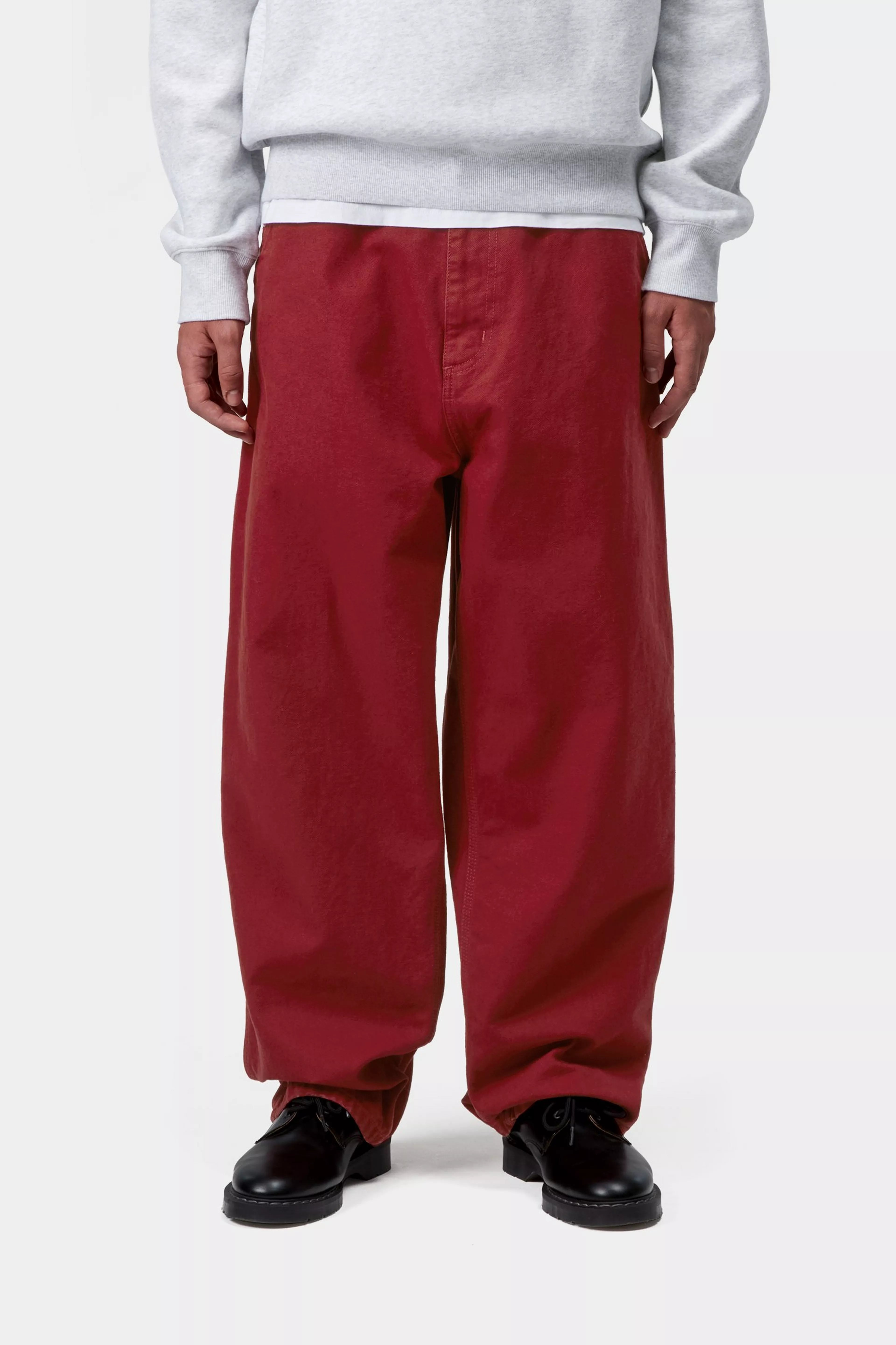 OG SINGLE KNEE PANT  - Scarlet (stone washed)